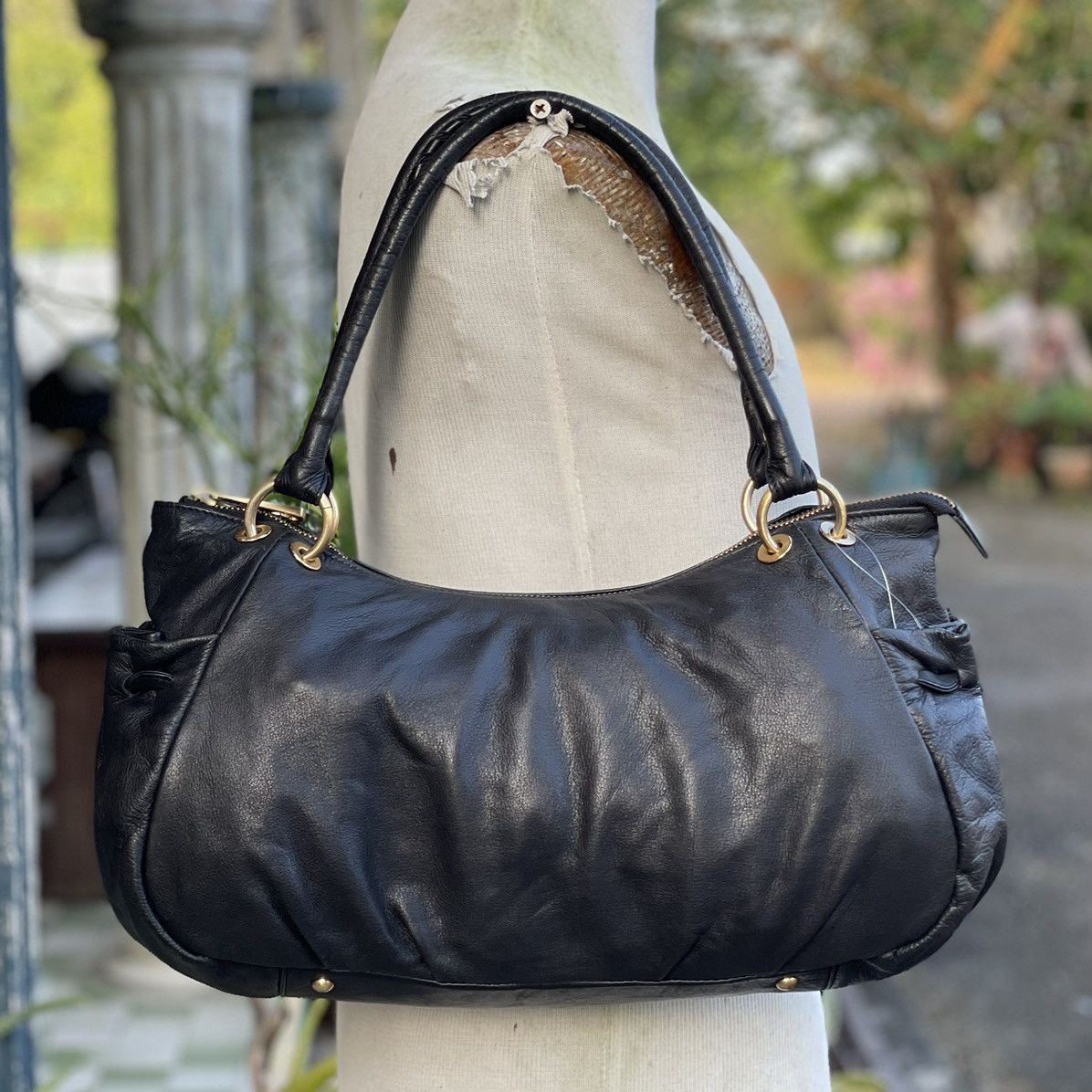 Emanuel Ungaro × Ungaro Paris Black Soft Leather Vintage Ungaro Bag Size ONE SIZE - 2 Thumbnail