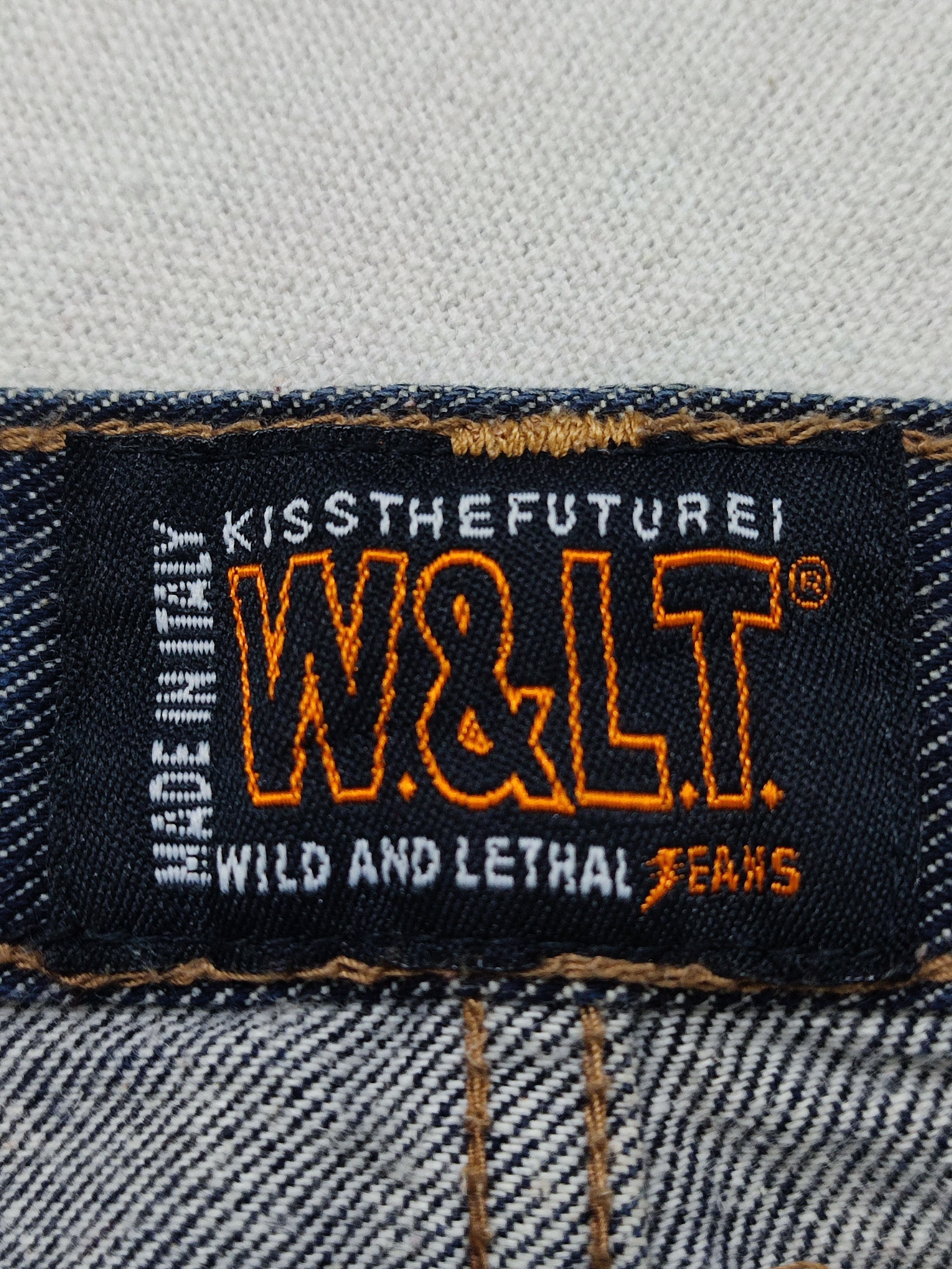 W&LT × Walter Van Beirendonck W&LT Kiss The Future Women Jeans Size 29" - 8 Thumbnail