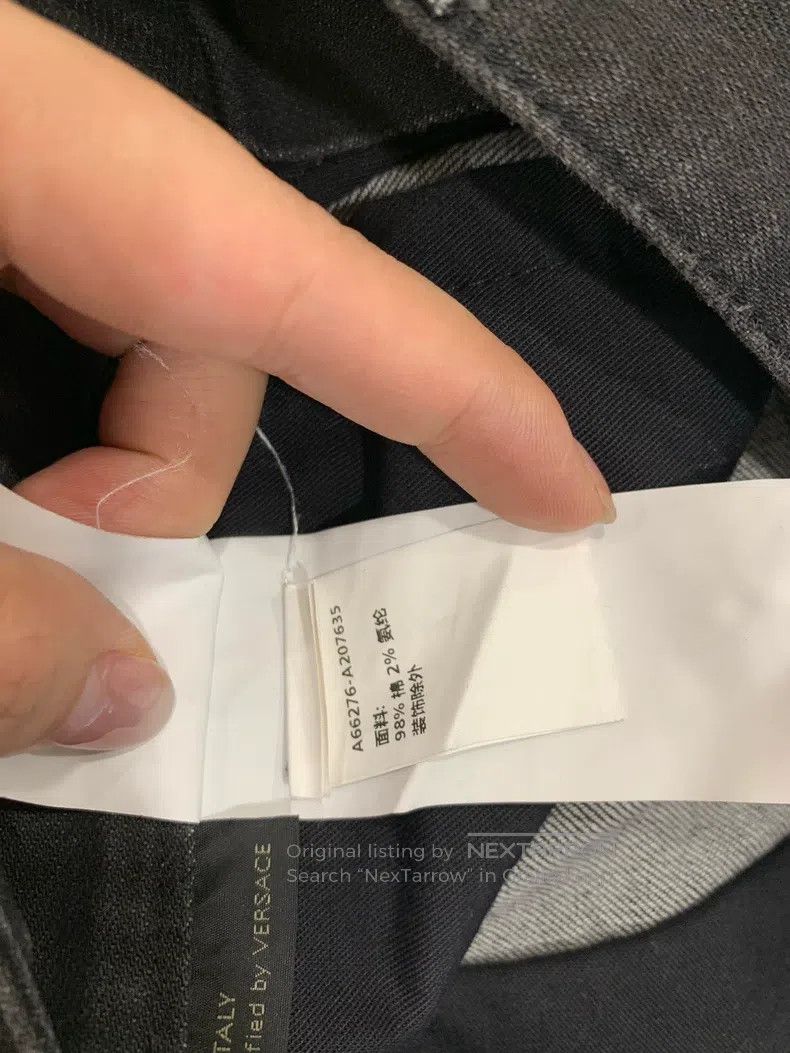 Versace Versace Grey jeans Size US 29 - 7 Thumbnail