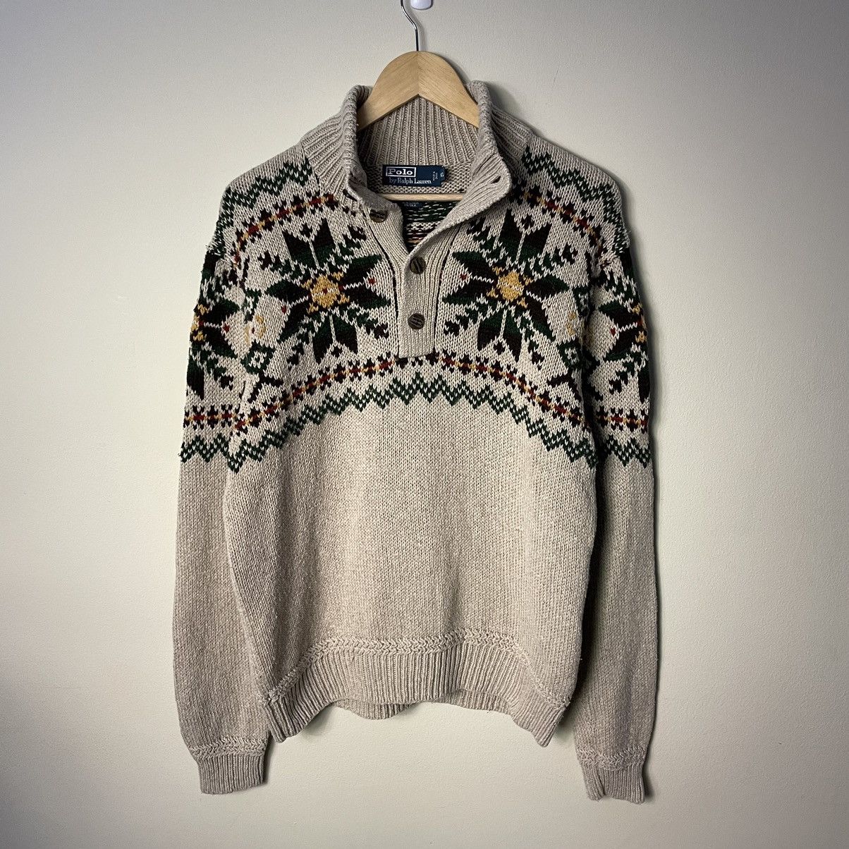 Vintage Snowflake Sweater XL shops