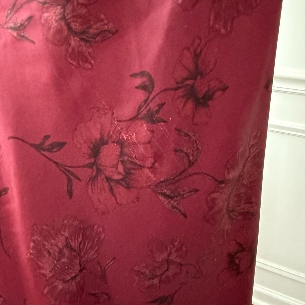 Calvin Klein Calvin Klein Zinfandel Satin Cowl Neck Slip Midi Dress 16 Size XXL / US 16-18 / IT 52-54 - 9 Thumbnail