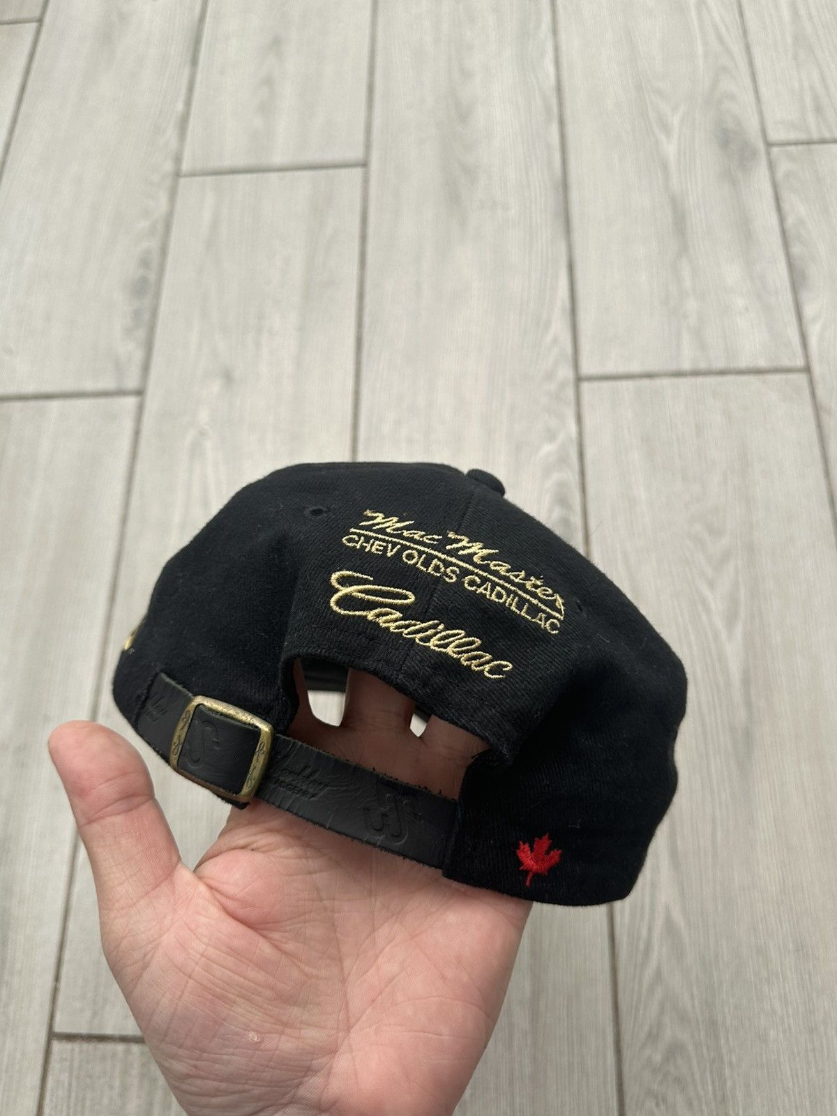 Vintage Vintage 80s 90s Cadillac General Motors Car Strapback Hat Size ONE SIZE - 4 Thumbnail