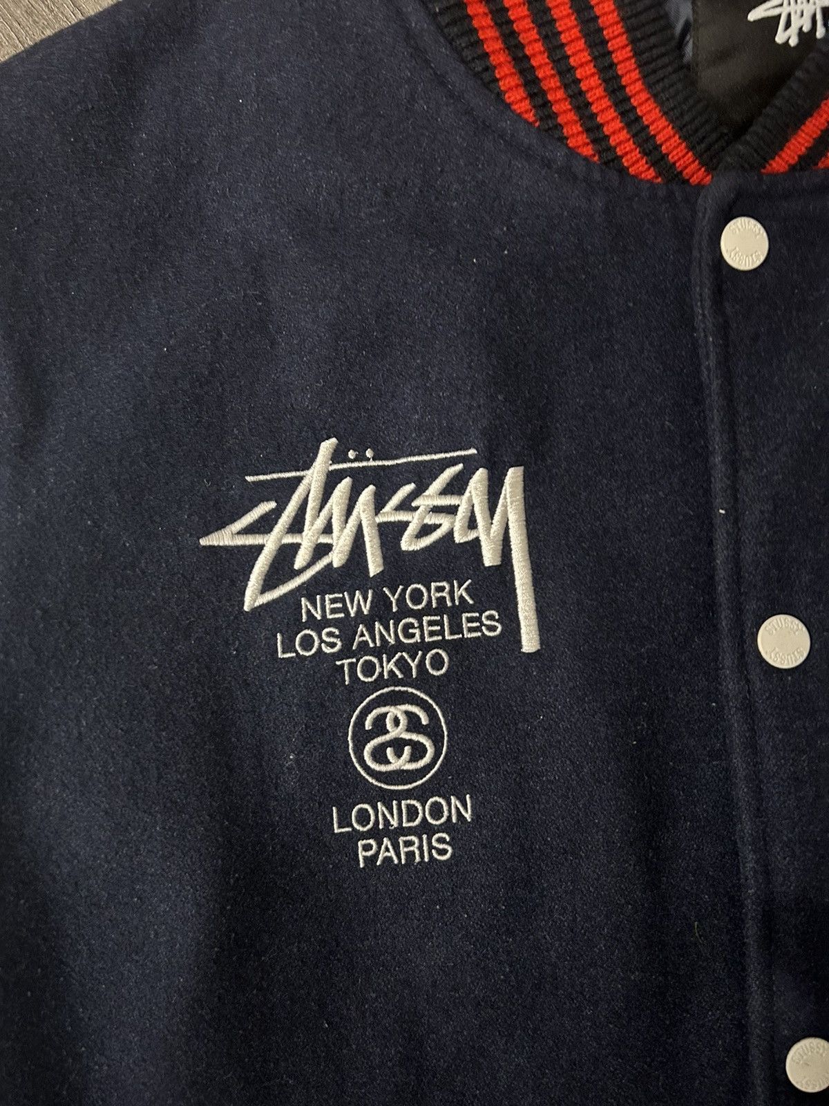 Vintage Stussy/Stüssy/STUSSY VARSITY JACKET 2003 | Grailed