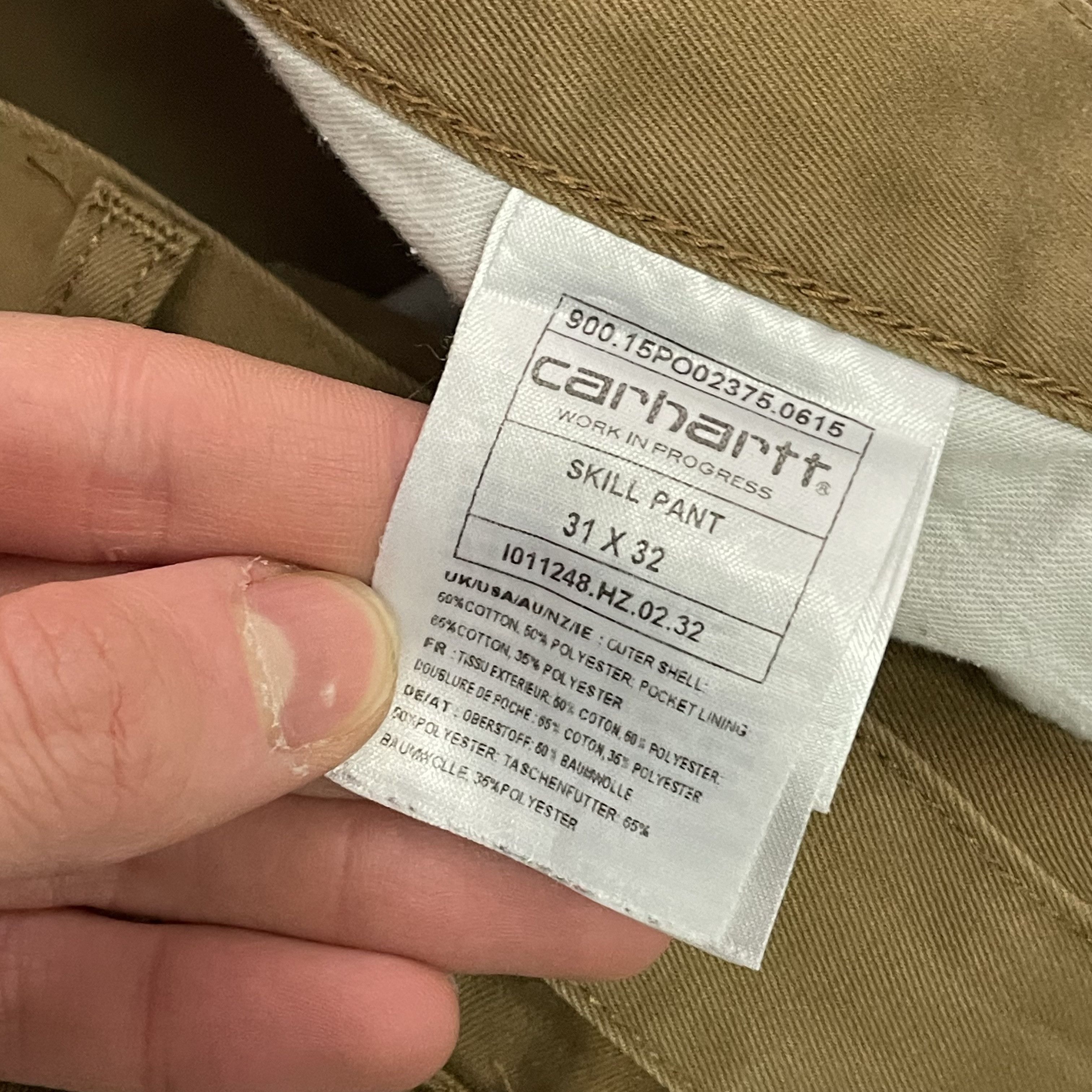 Carhartt Custom Tiger Carhartt Skill Pants distressed y2k rare unique Size US 31 - 9 Thumbnail