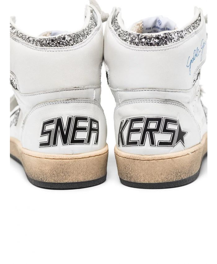 Golden Goose o1s22i1n1224 Super-Star Sneakers in White Silver Size US 10 / IT 40 - 4 Thumbnail
