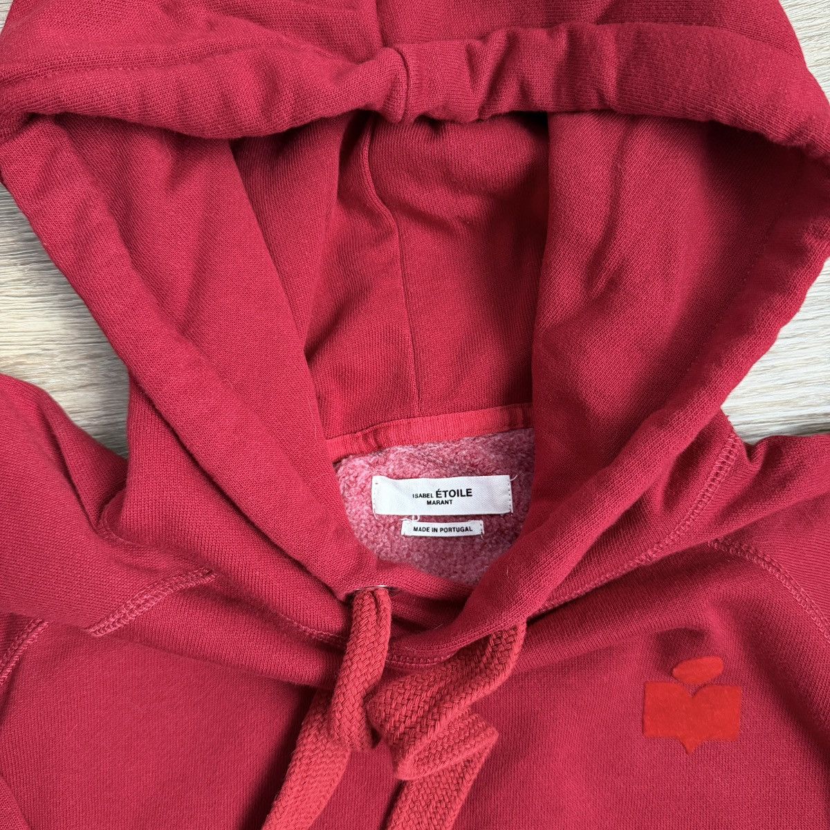 Isabel Marant Etoile Isabel Marant Etoile Red Knit Hoodie Size XS / US 0-2 / IT 36-38 - 3 Thumbnail