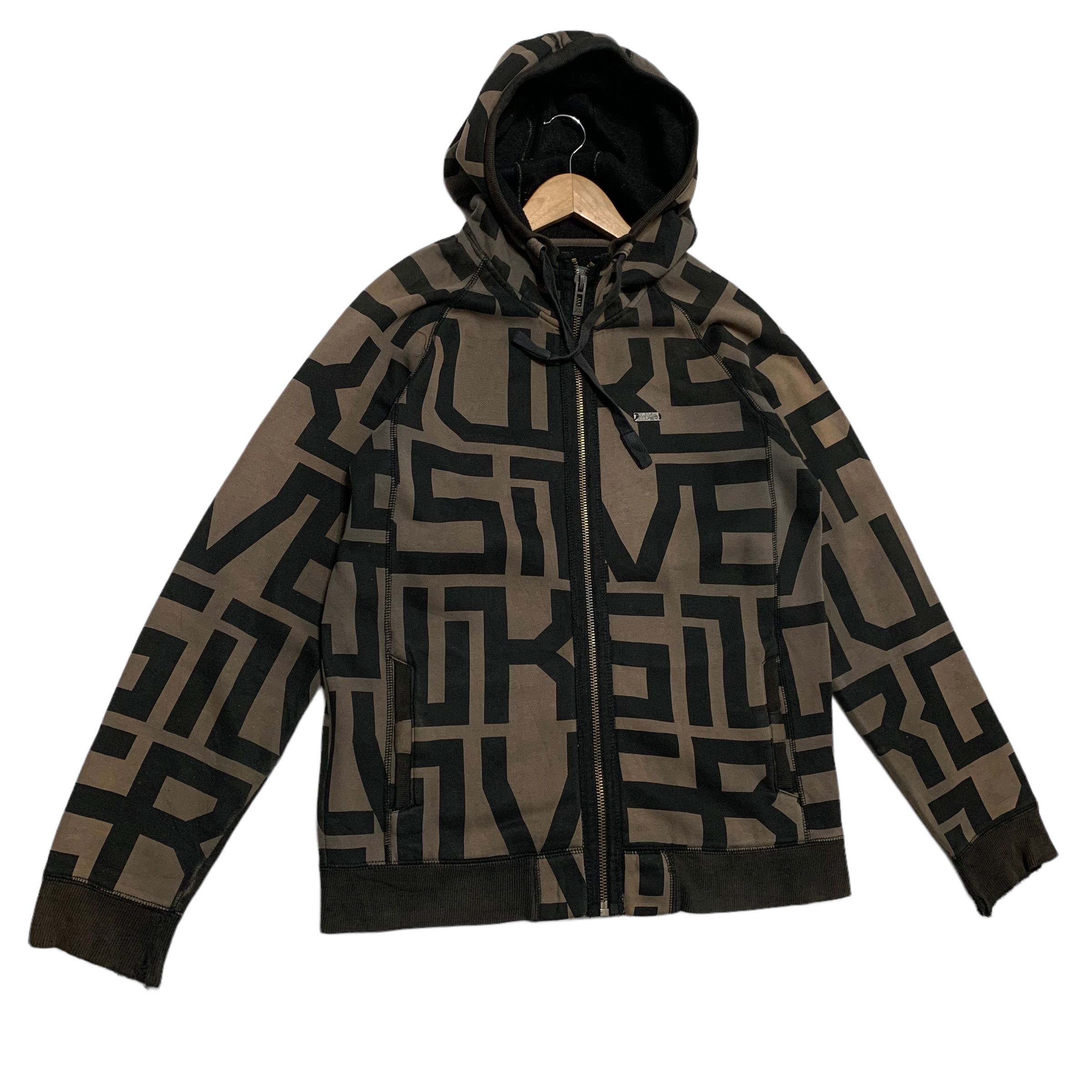 Quiksilver Quiksilver Monogram Fullprint Hooded Zipper Jacket Size US M / EU 48-50 / 2 - 3 Thumbnail