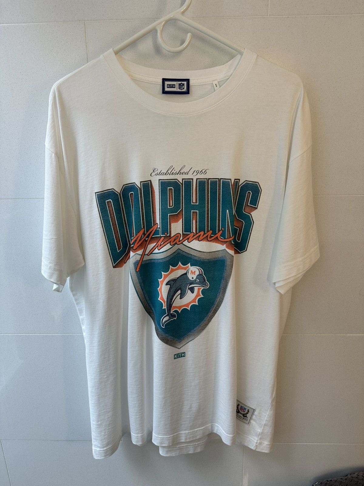 Kith × NFL Kith x NFL - Dolphins Vintage Tee Size US L / EU 52-54 / 3 - 1 Thumbnail