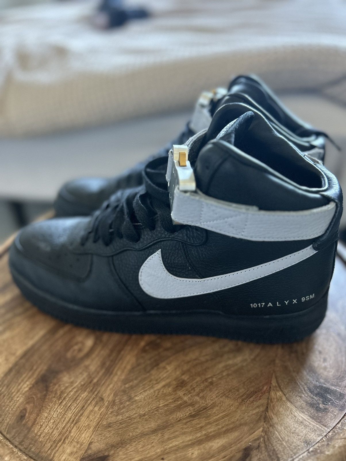 image of 1017 Alyx 9Sm x Nike 1017 Aylx 9Sm Nike High Tops Wolf Grey Shoes in Black, Men's (Size 12)