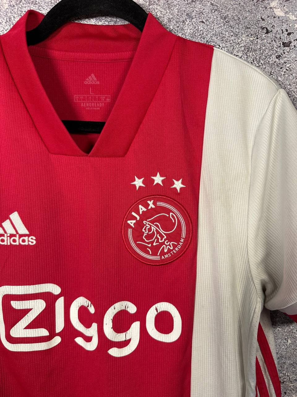Adidas × Vintage Vintage AJAX 2020/21 Adidas Soccer Jersey Blokcore L sz Size US L / EU 52-54 / 3 - 7 Thumbnail
