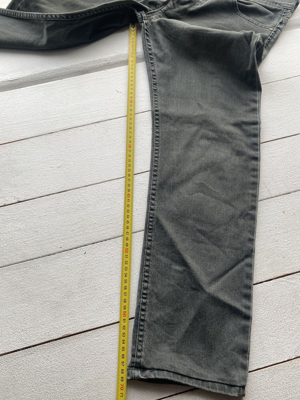 Diesel × Vintage 🔥Opium Vntg Diesel Green Washed Faded Punk Jeans Mens Y2k Size US 30 / EU 46 - 9 Thumbnail