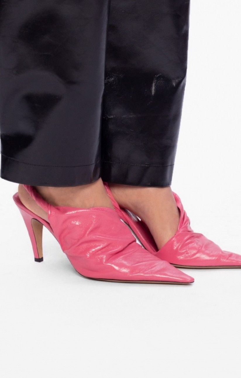 Bottega Veneta Bottega Vaneta Slingback Pointed Toe Mules Size US 8 / IT 38 - 1 Thumbnail