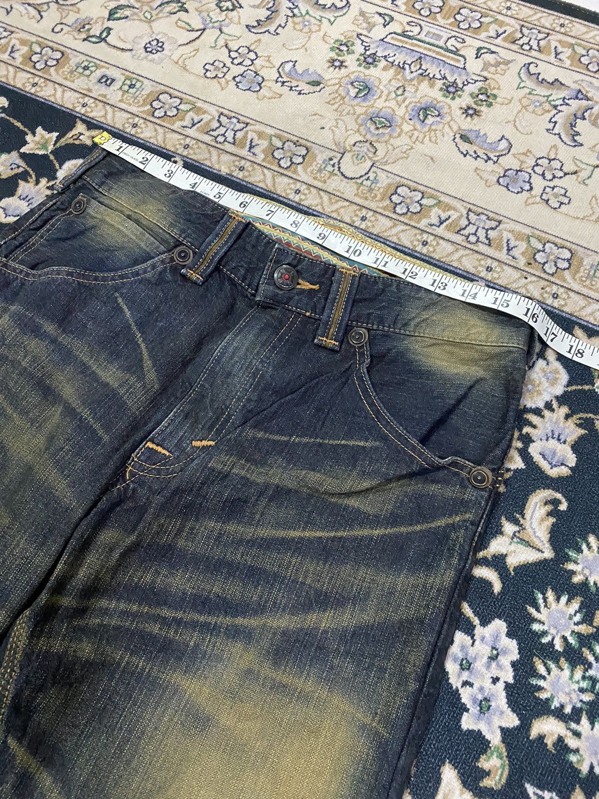 Japanese Brand Vintage edwin buckle back rusty pants Size US 30 / EU 46 - 10 Thumbnail