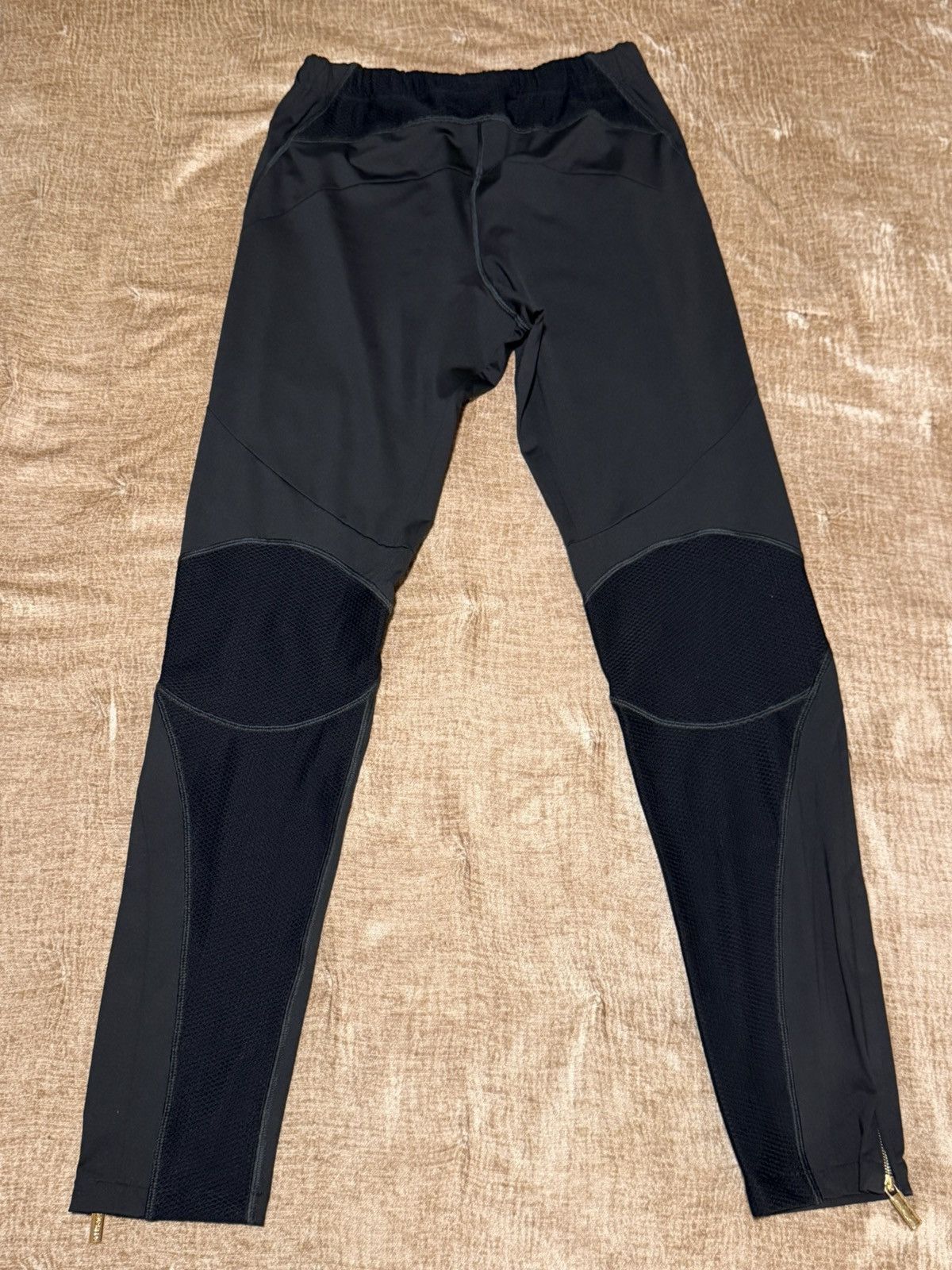 Versace Versace Tech Pants Black Mesh Panel Zip Made in Italy L Size US 34 / EU 50 - 5 Thumbnail