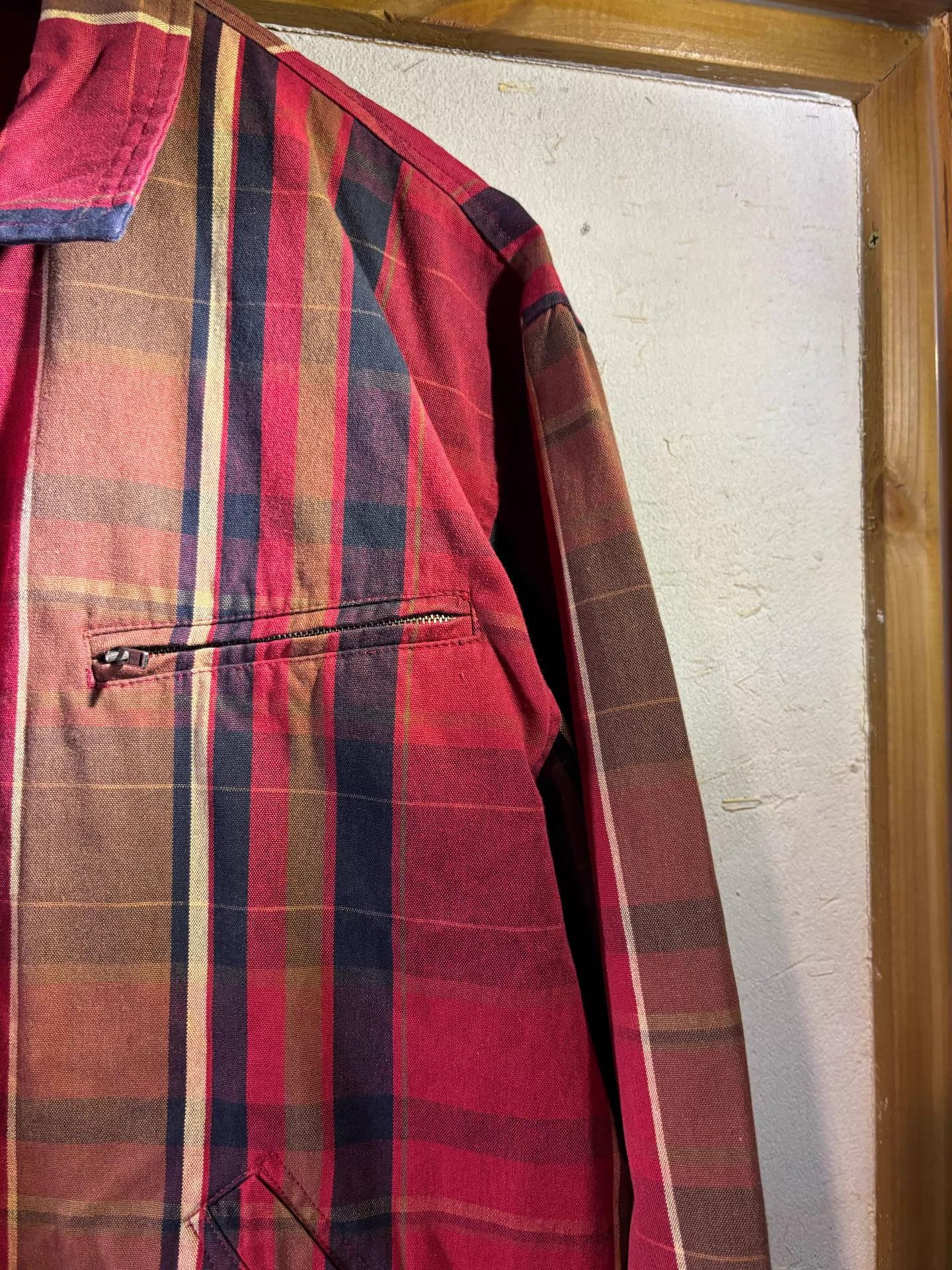 Polo Ralph Lauren Polo RL Vintage 90s Red Plaid Short Wide M Jacket Size US M / EU 48-50 / 2 - 9 Thumbnail