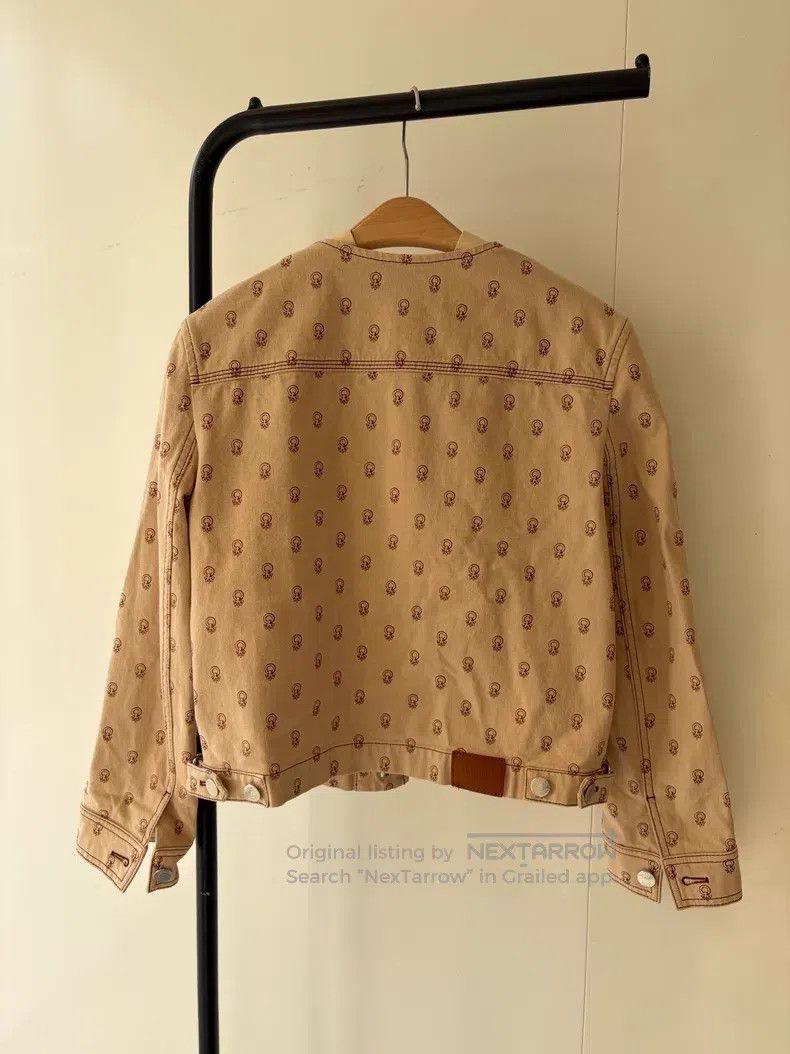 Hermes Hermes Logo All Over Khaki Jacket Size XXS / US 00 / IT 34 - 6 Thumbnail