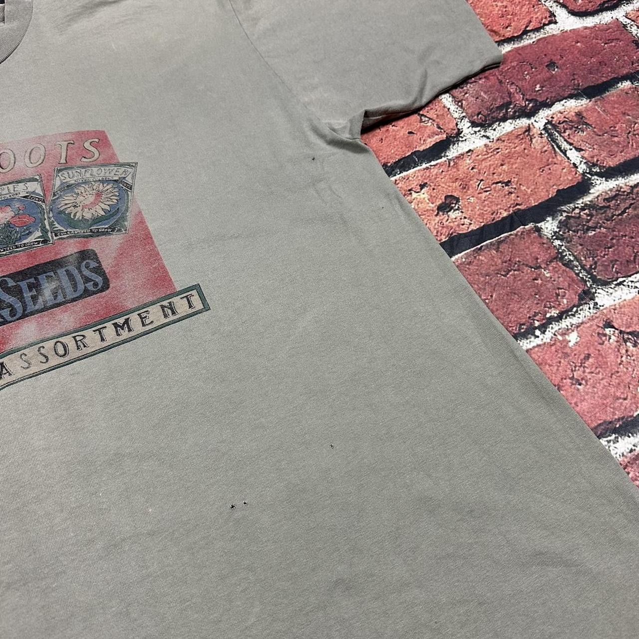 Other Vintage 90s Grass Roots Flower Seeds Single Stitch T-Shirt Size US XL / EU 56 / 4 - 7 Thumbnail