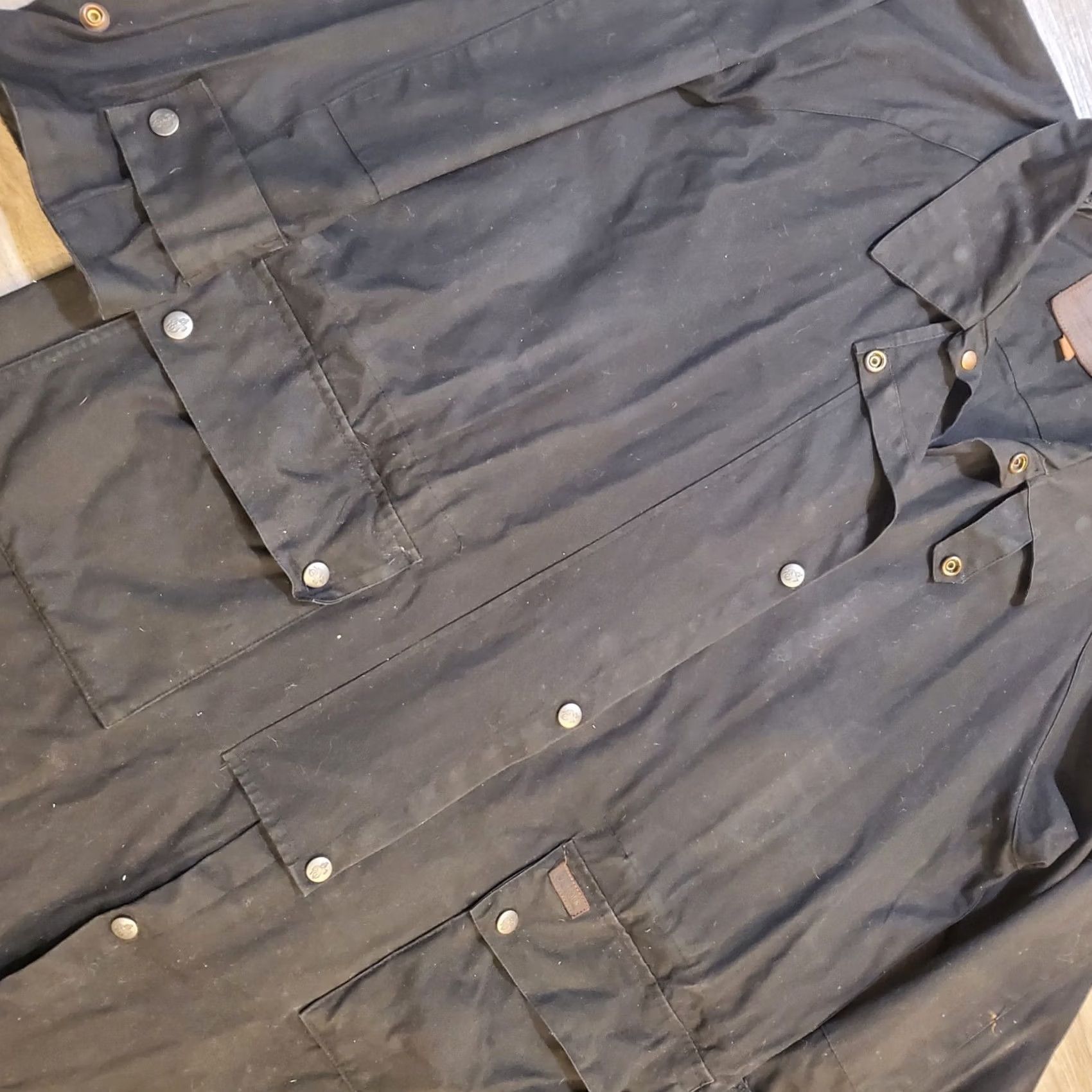 Ring Jacket Outback Trading Company Low Rider Duster Riding Jacket Mens Sz Med Black Rancher Size US M / EU 48-50 / 2 - 5 Thumbnail