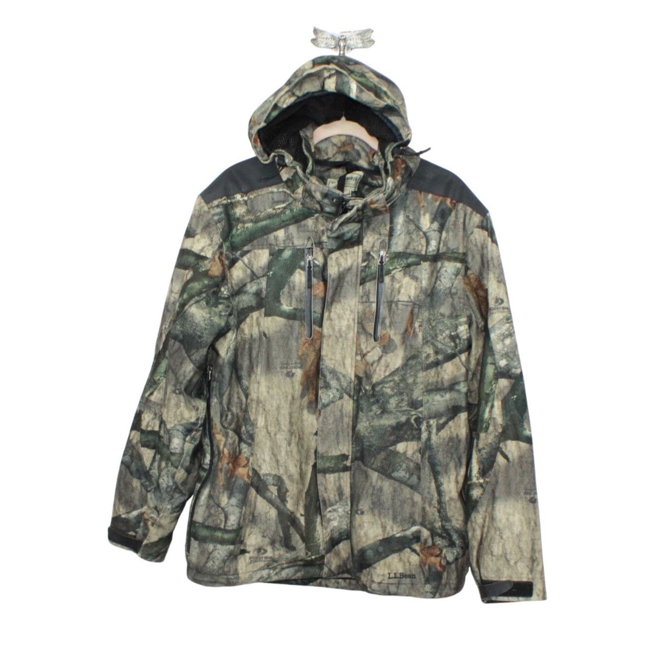 LL Bean Men's Ridge Runner Storm Camo Hunting Jacket