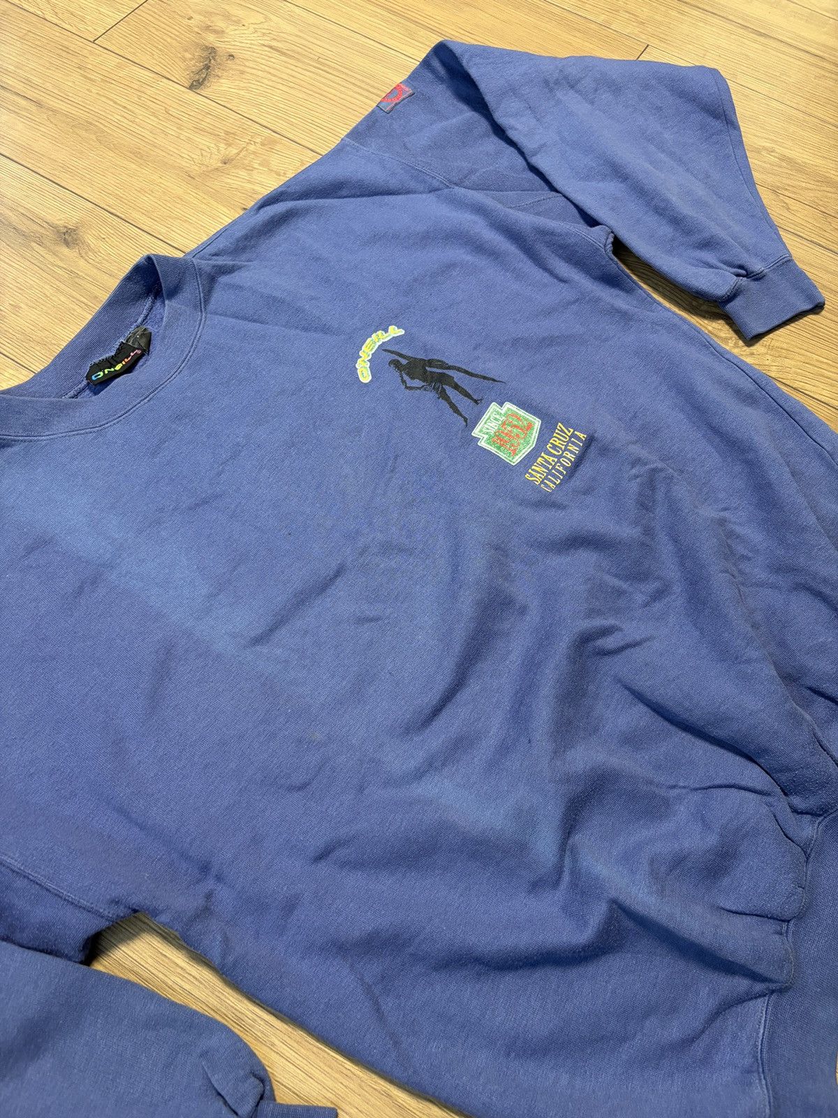 O'Neill O'NEILL Vintage Blue Santa Cruz Sweatshirt Size US M / EU 48-50 / 2 - 5 Thumbnail