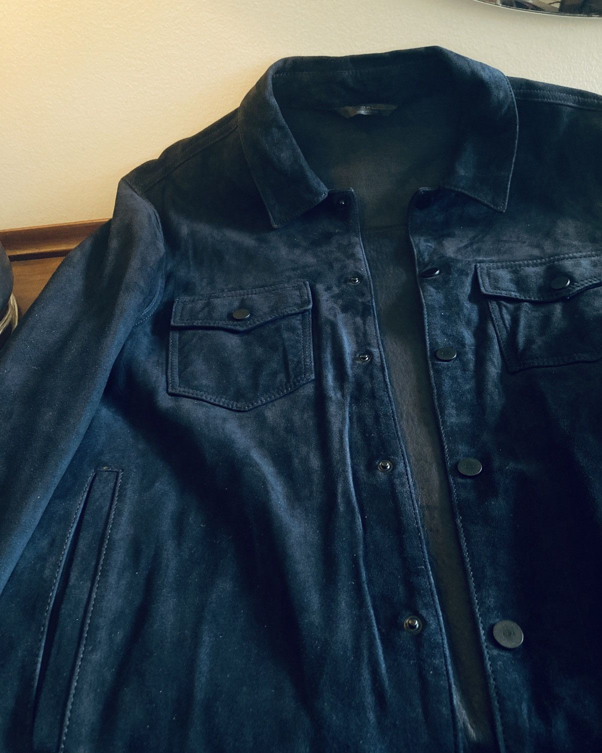 Tom Ford ARI SOHO Suede Collin Jacket $2,995 Retail Size US M / EU 48-50 / 2 - 6 Thumbnail