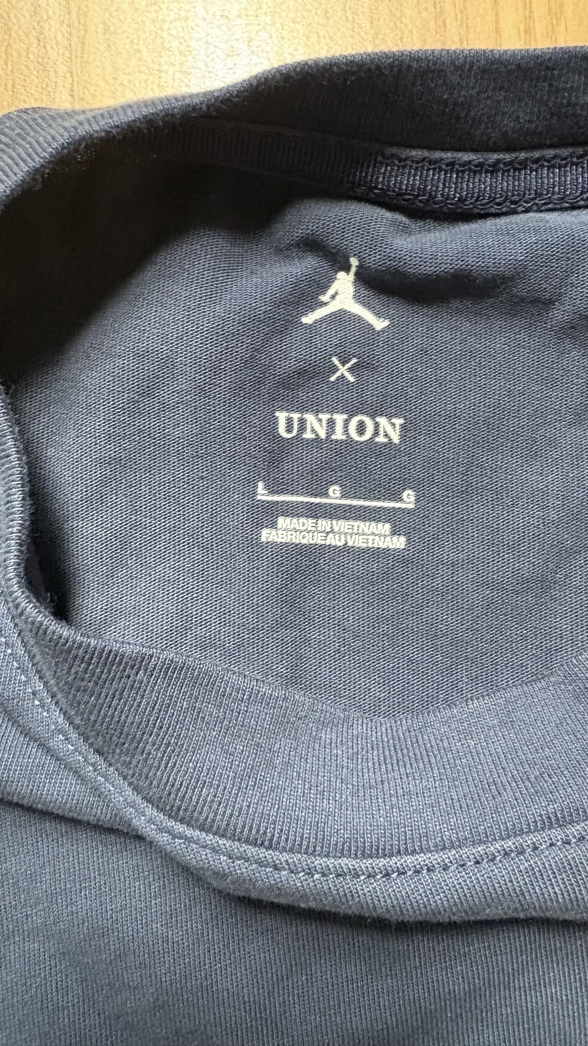 Jordan Brand × Union LA Air Jordan x Union LA Long Sleeve T Shirt - Navy Blue Size US L / EU 52-54 / 3 - 5 Thumbnail
