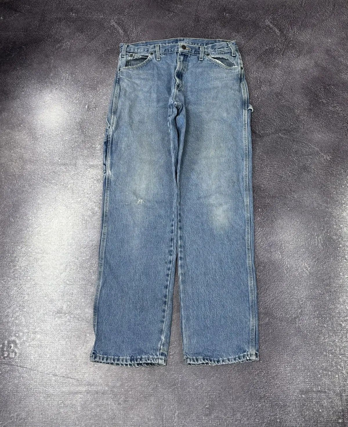 Dickies × Vintage Vintage Dickies Y2K Relaxed Fit Hype Light Blue Denim Jeans Size US 34 / EU 50 - 2 Thumbnail