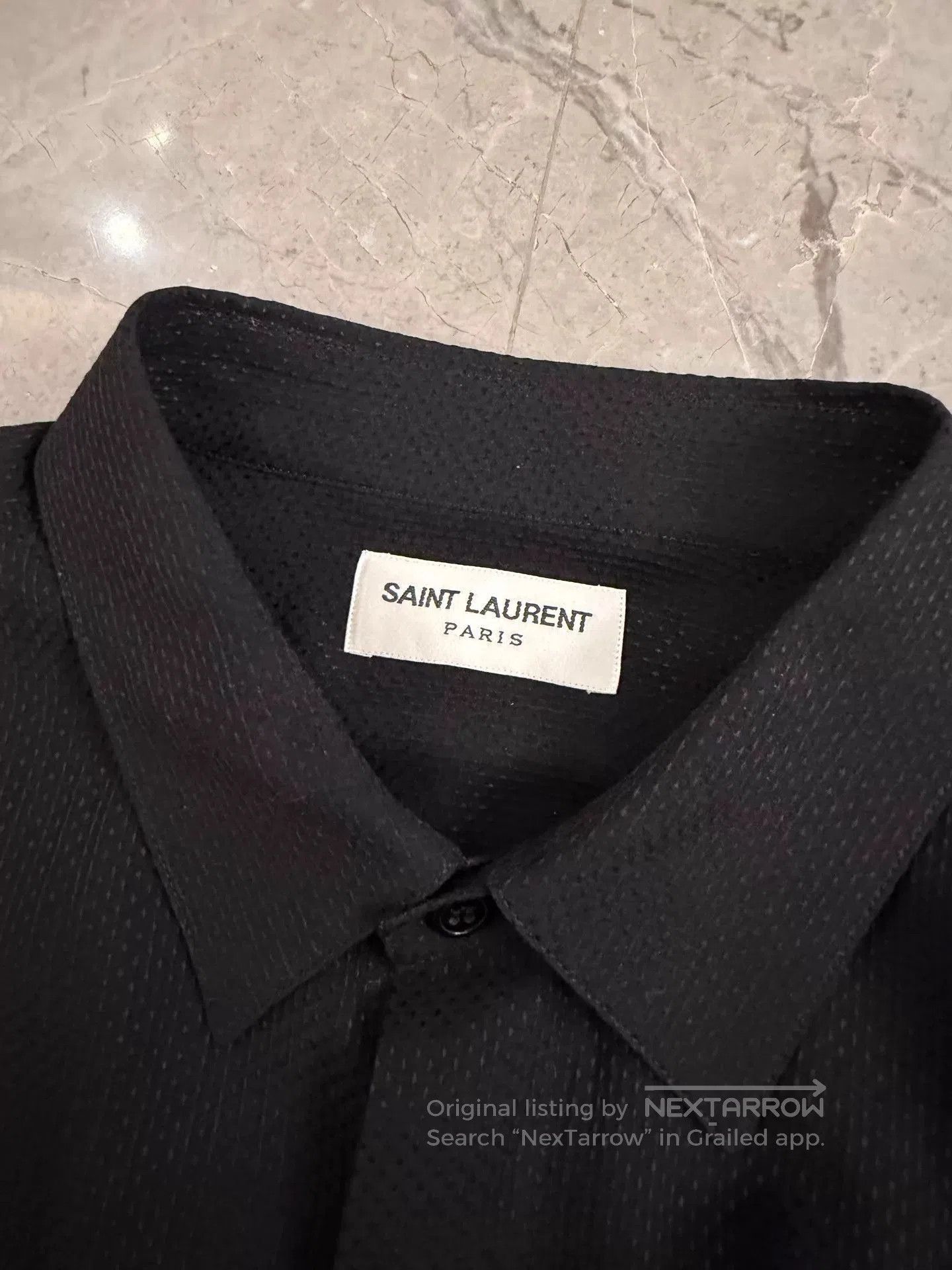 Saint Laurent Paris Black Long. Size US M / EU 48-50 / 2 - 4 Thumbnail
