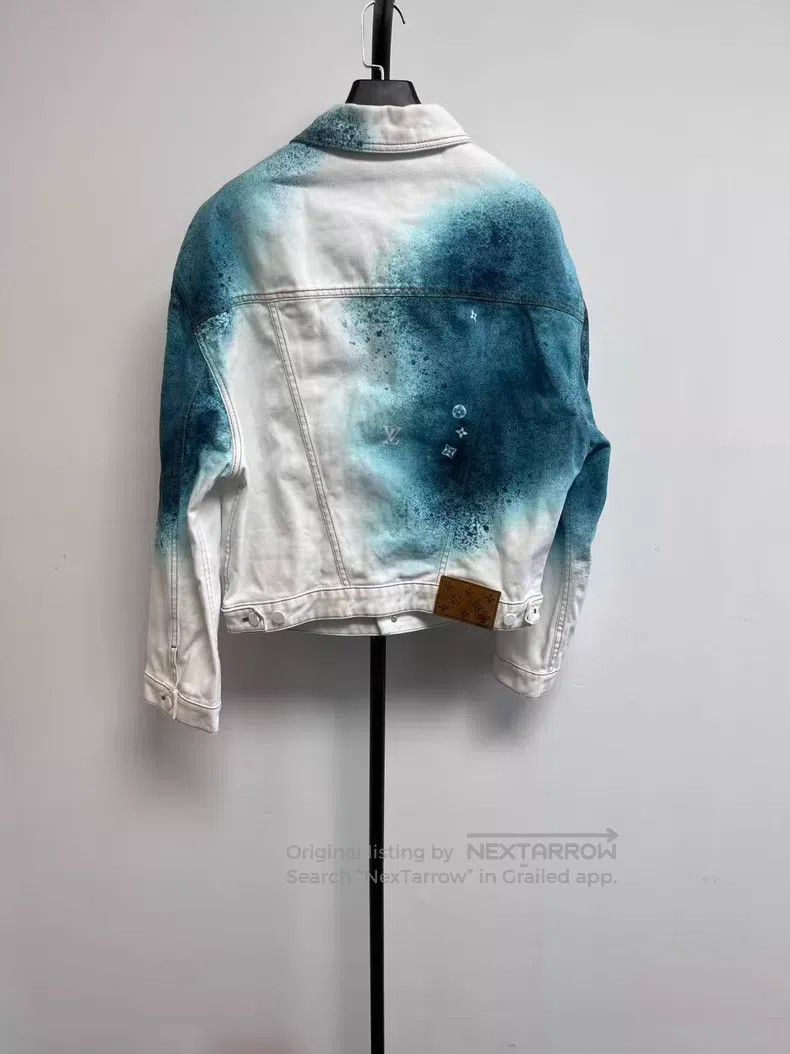 Louis Vuitton Louis Vuitton Airbrushed single-breasted denim jacket Size US S / EU 44-46 / 1 - 2 Thumbnail