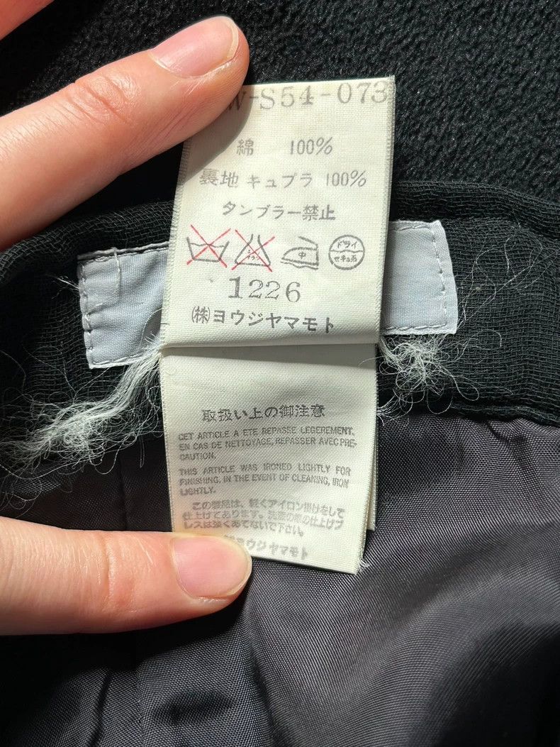 Yohji Yamamoto Yohji Yamamoto size os Dark Black Wind Twisted Design Irre Size 25" / US 0 / IT 36 - 9 Thumbnail