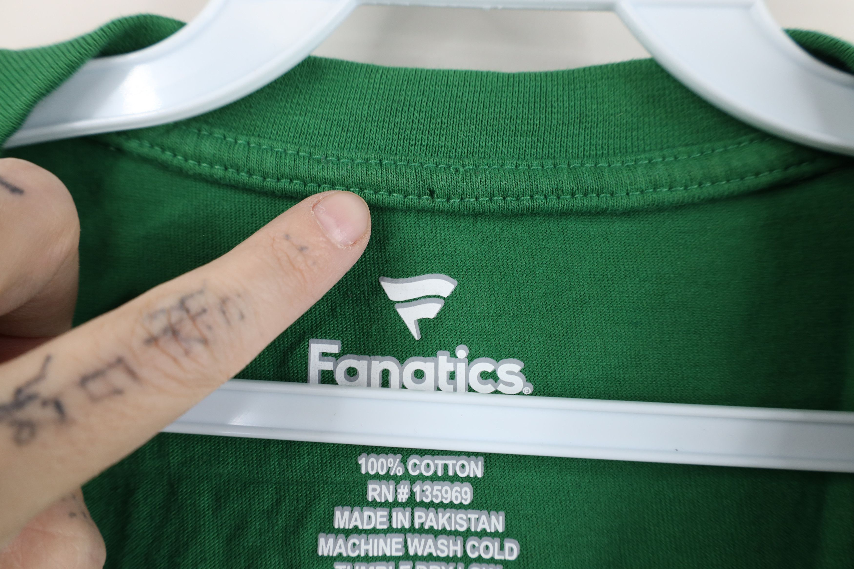 Vintage Fanatics Patricks Day Detroit Tigers Baseball T-Shirt Green Size US XXL / EU 58 / 5 - 9 Thumbnail