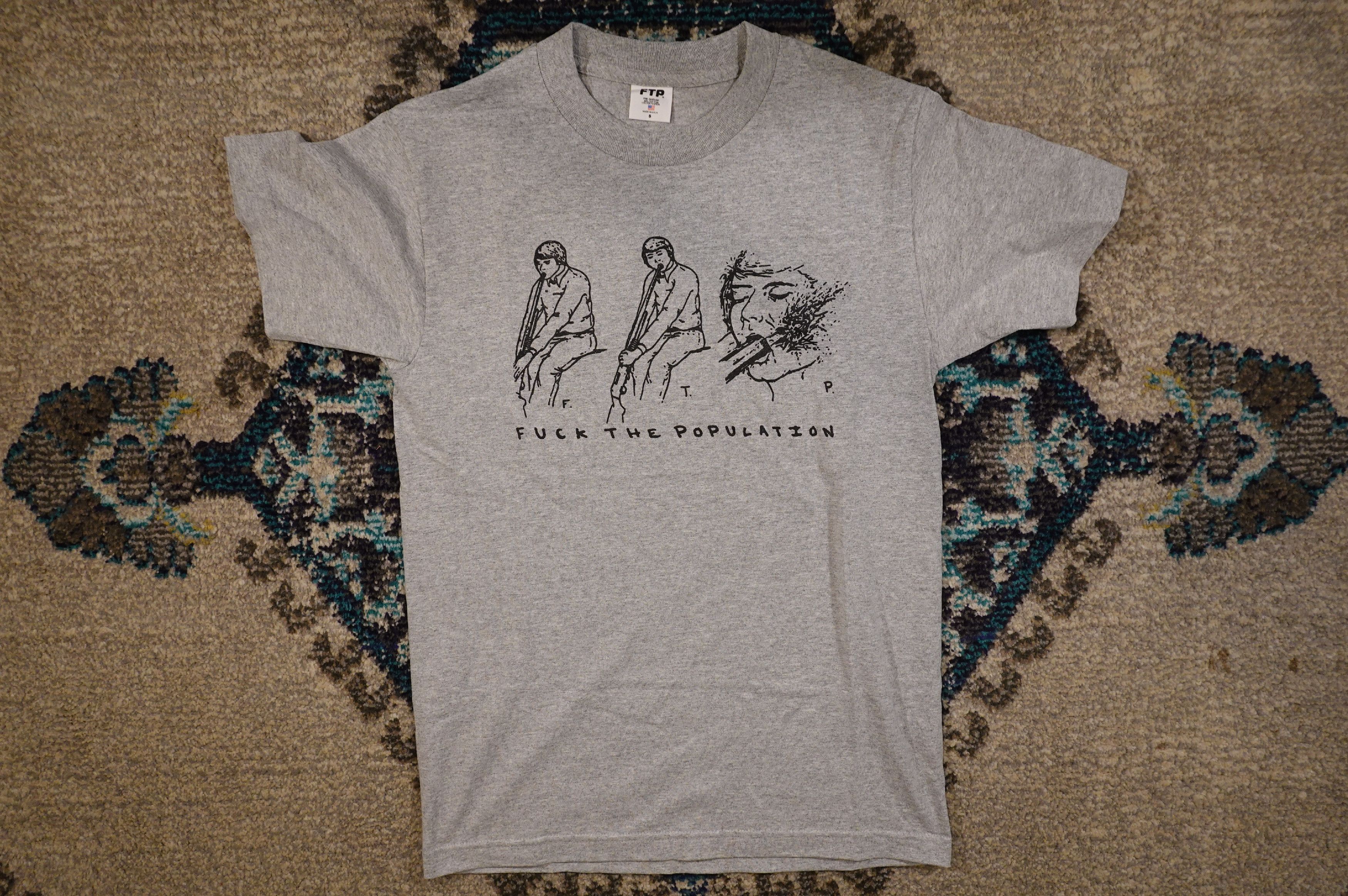 Fuck The Population Shotgun Tee Size US S / EU 44-46 / 1 - 1 Thumbnail