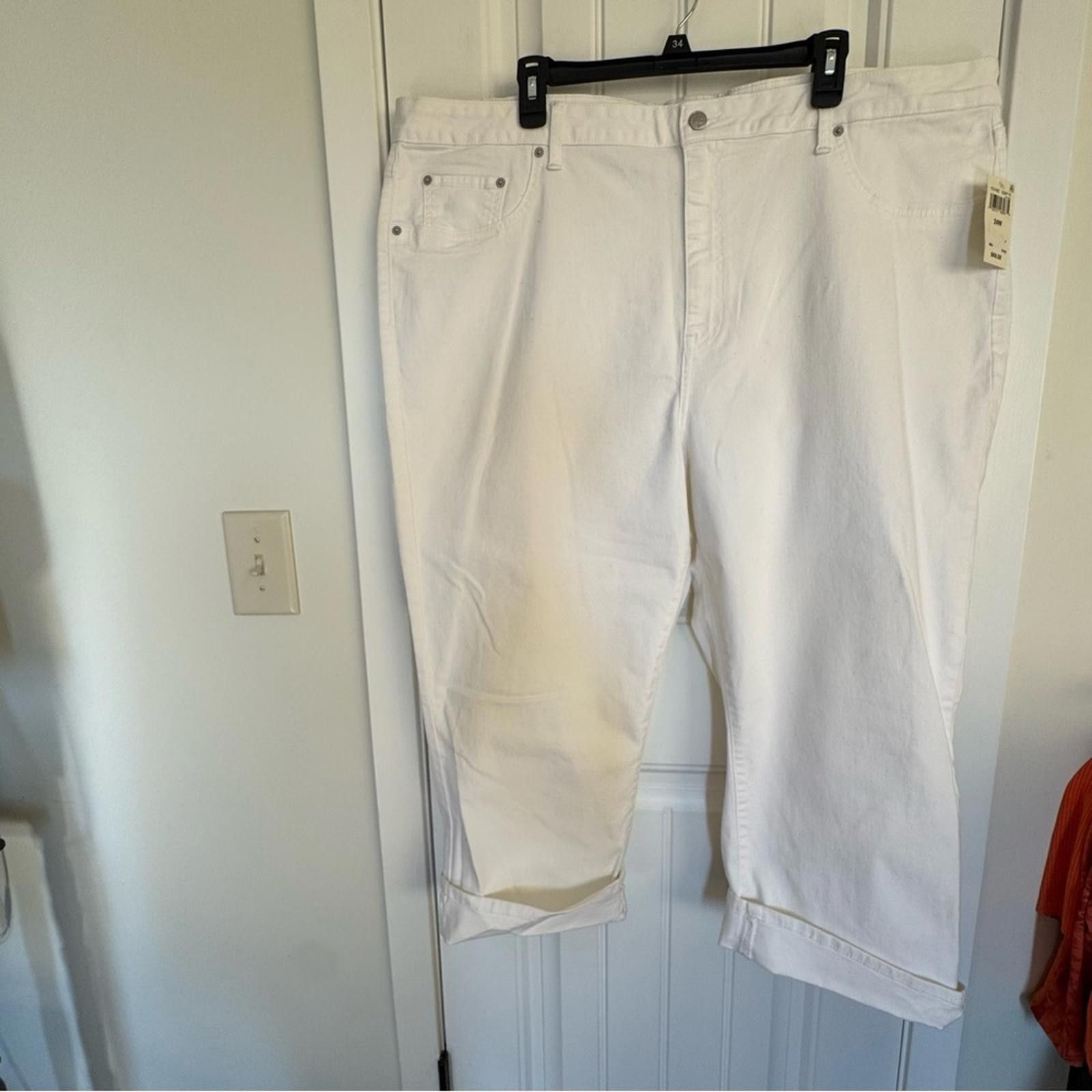 Lucky Brand NWT Lucky Brand Emma Crop Pants- Size 24 Size 42" / US 20 - 2 Thumbnail