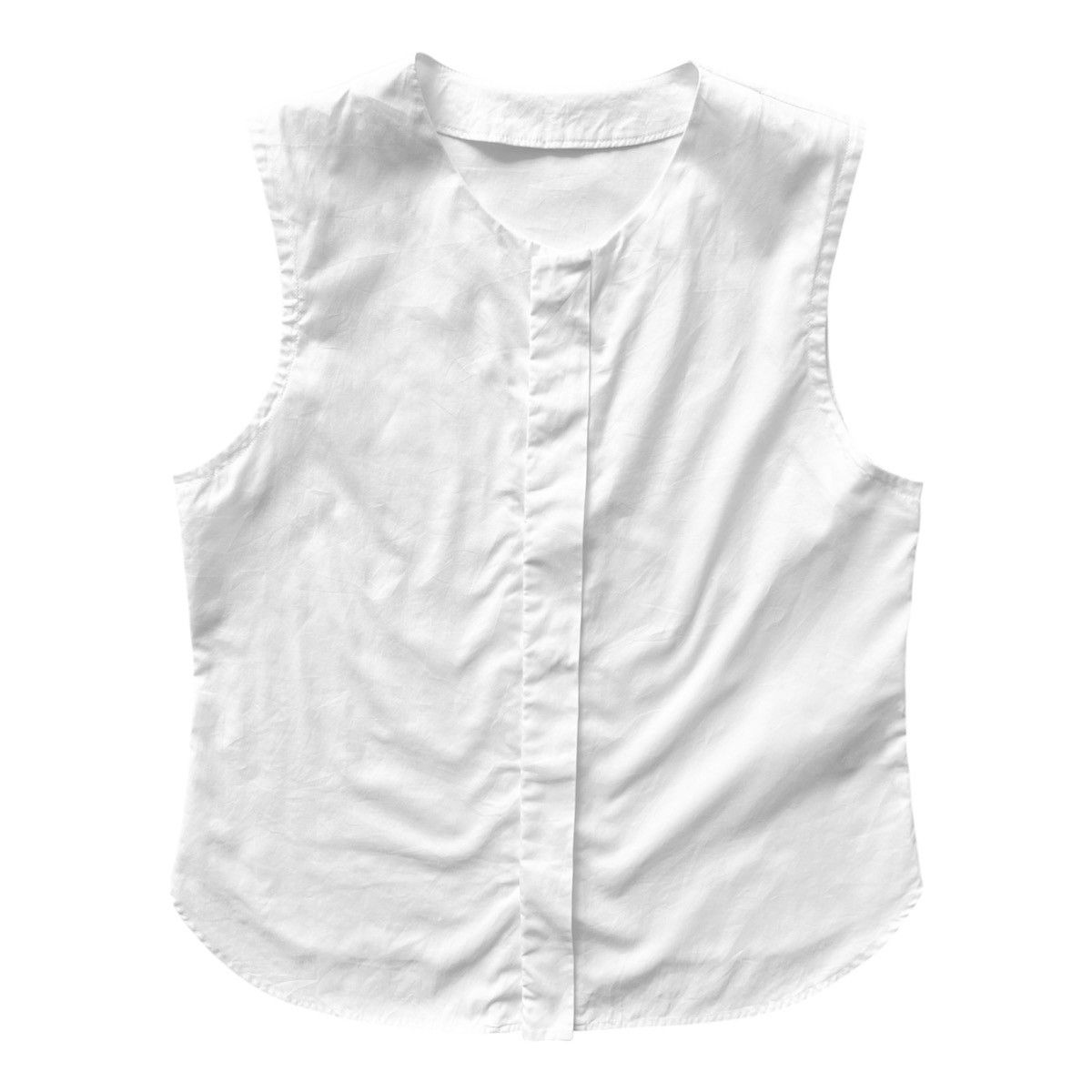 Y's × Yohji Yamamoto Y’s Sleeveless Cotton White Size M / US 6-8 / IT 42-44 - 2 Thumbnail