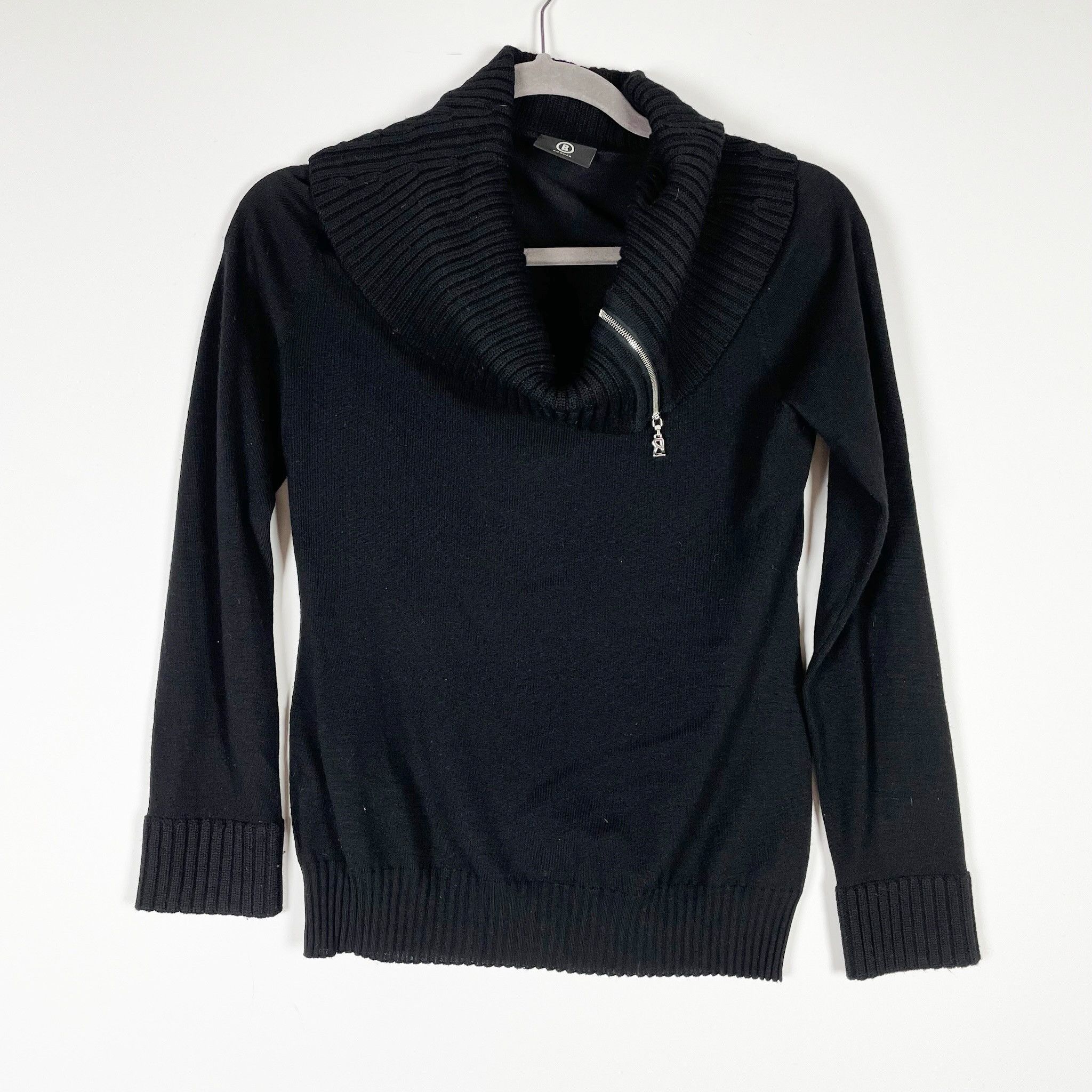 Bogner Bogner Women's Wool Knit Stretch Zipper Size M / US 6-8 / IT 42-44 - 1 Thumbnail
