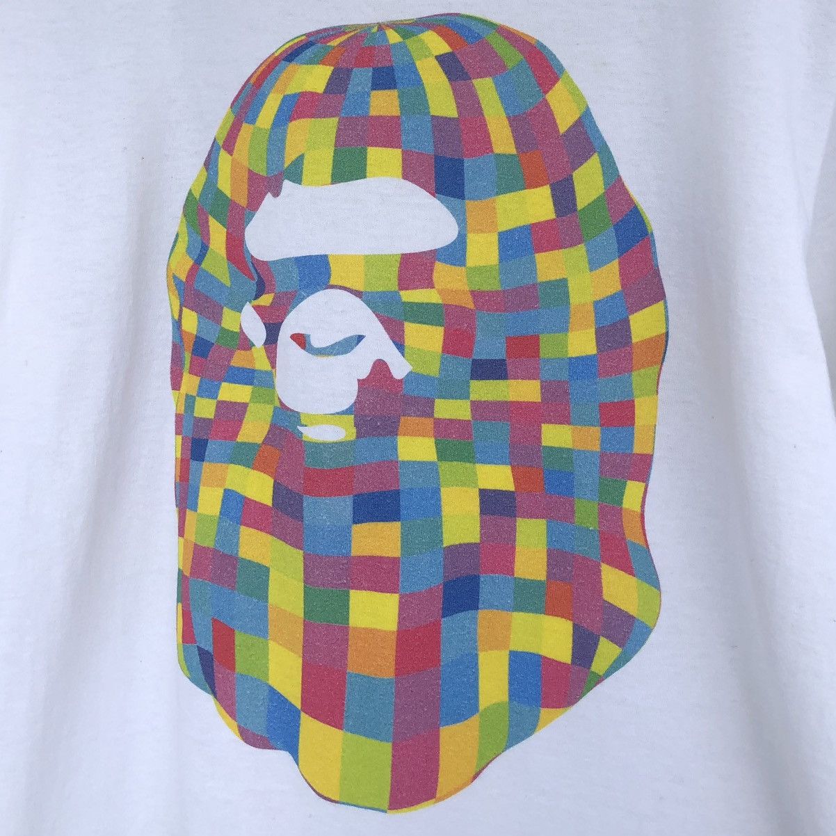 Bape Multicolor Big Ape Head Tee Size US L / EU 52-54 / 3 - 5 Thumbnail