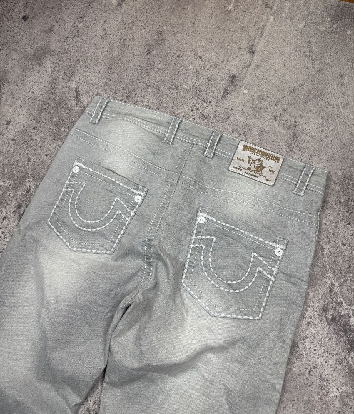 True Religion Vintage True Religion Y2K Baggy Flared Japanese Silver Jeans Size US 36 / EU 52 - 2 Thumbnail