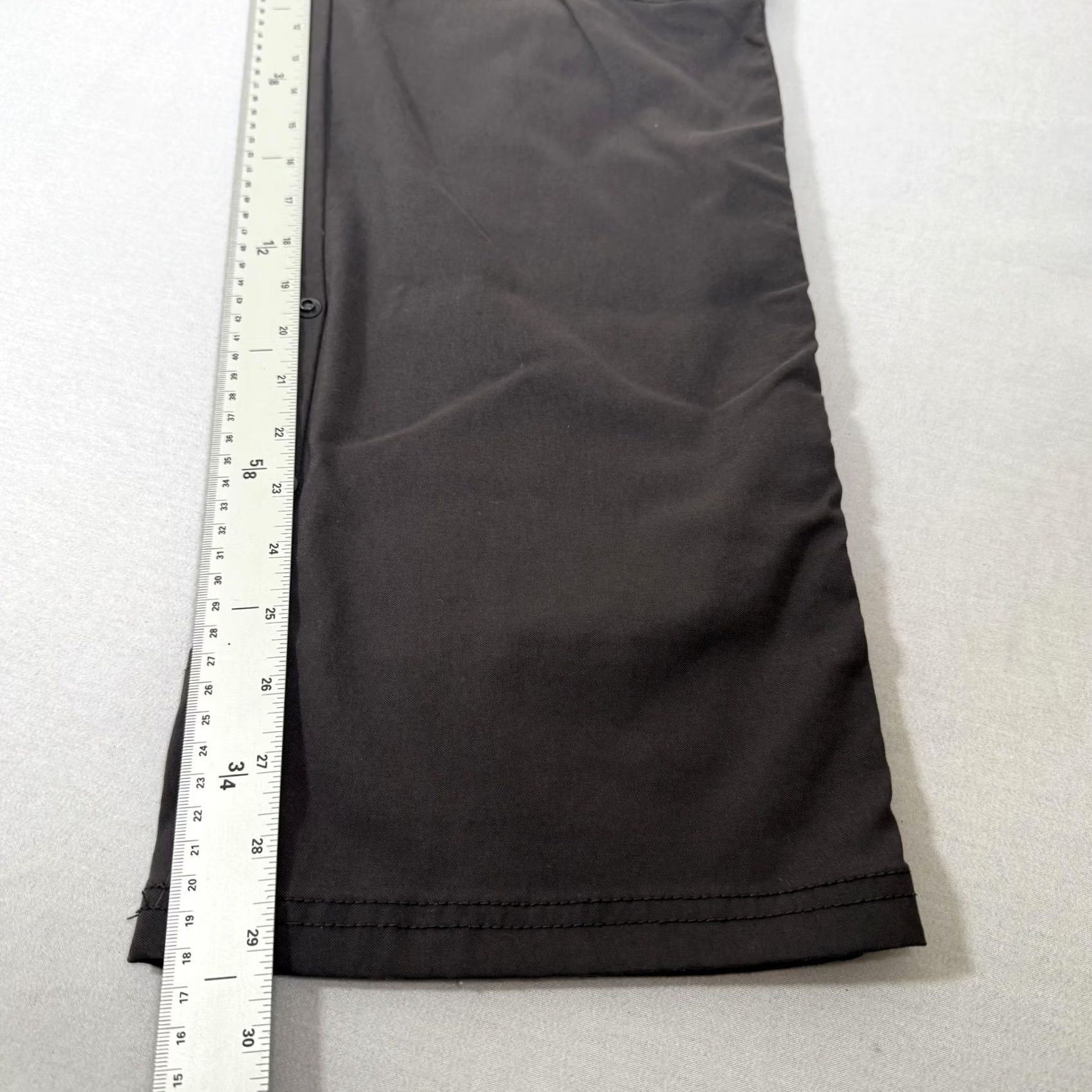 Prana prAna Zion Stretch Cargo Pants Mens 34x30 Gray Lightweight Hiking Outdoor Belted Zip Fly Pockets Cargo Waist Adjustable Regular Fit Casual Travel Mens Size US 34 / EU 50 - 5 Thumbnail