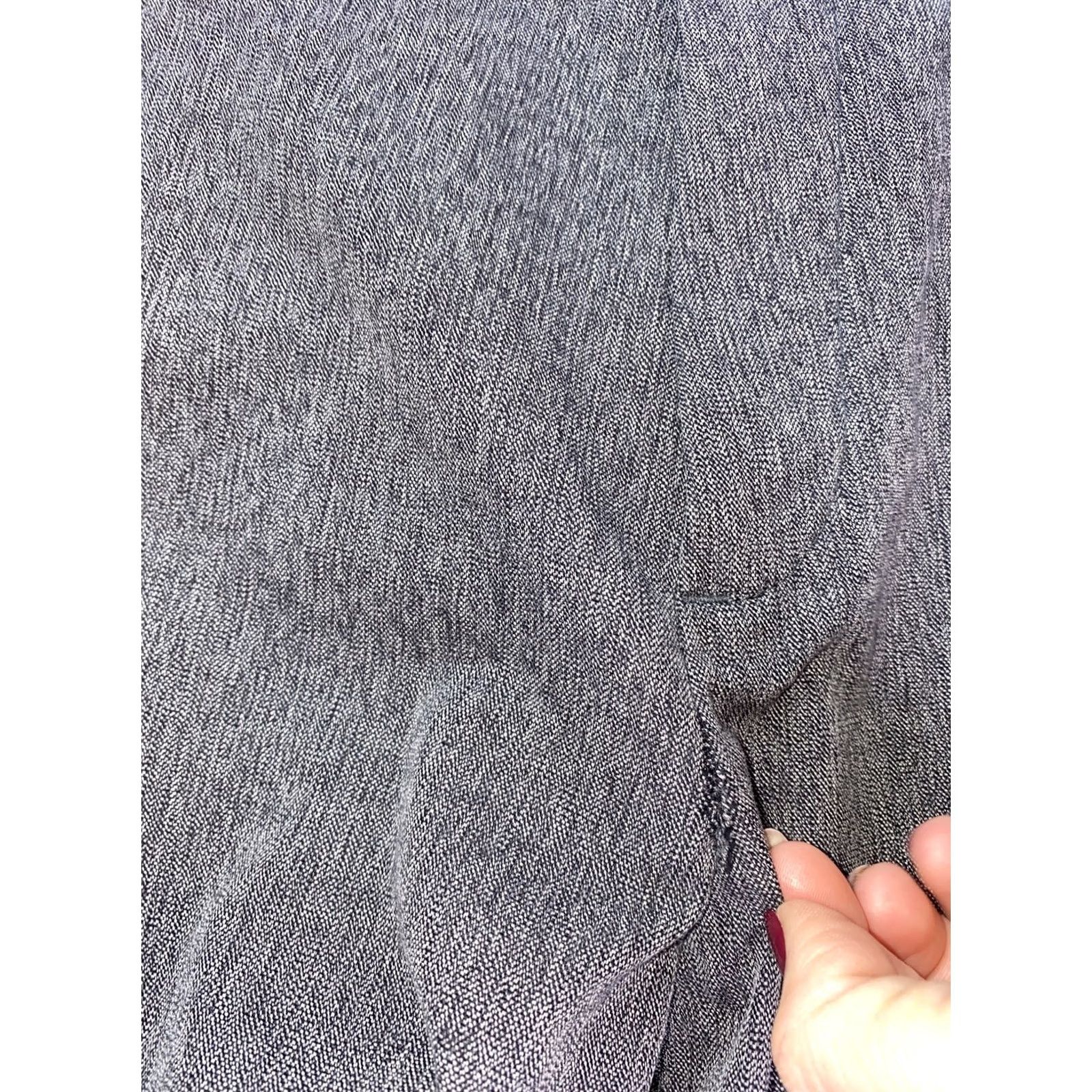 Banana Republic Banana Republic Men's Gray Dress Pants Slim Fit 34x30 Non Iron Tailored Flat Front Cuffed Inserts Pants 34 Regular None Size US 34 / EU 50 - 6 Thumbnail