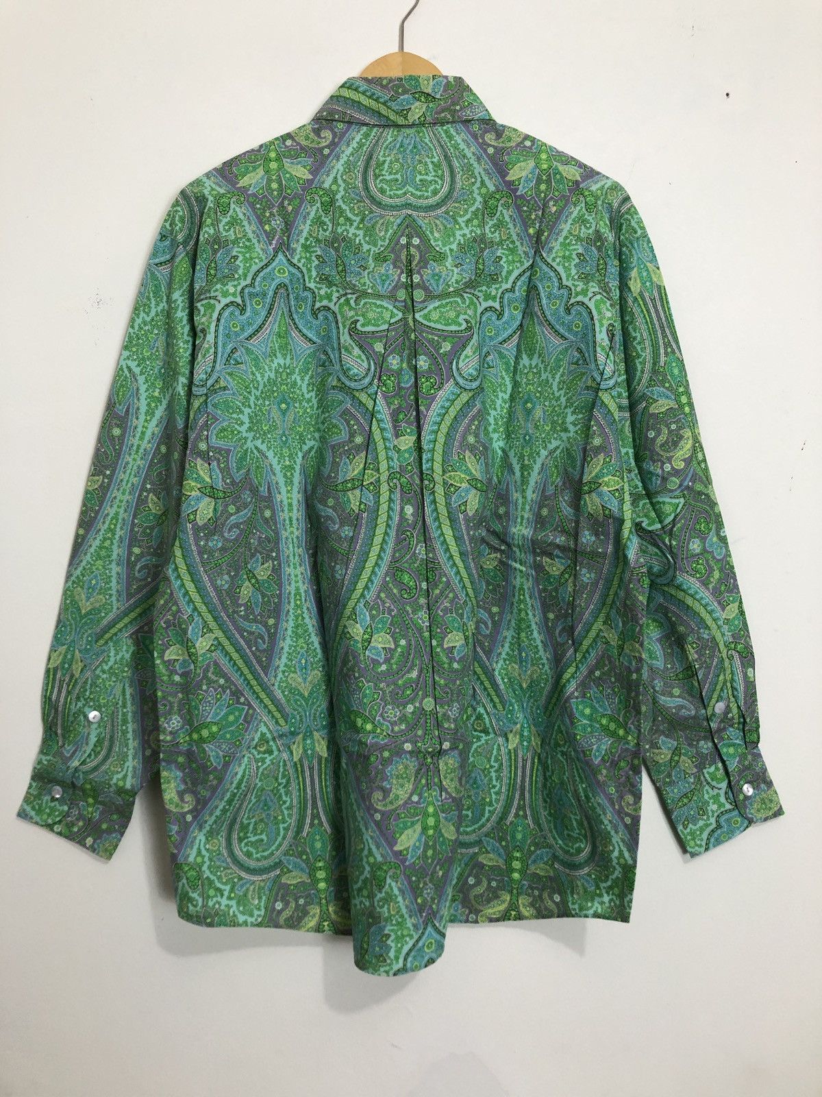Kenzo Kenzo Paisley Graphic Button Shirt Size US L / EU 52-54 / 3 - 3 Thumbnail