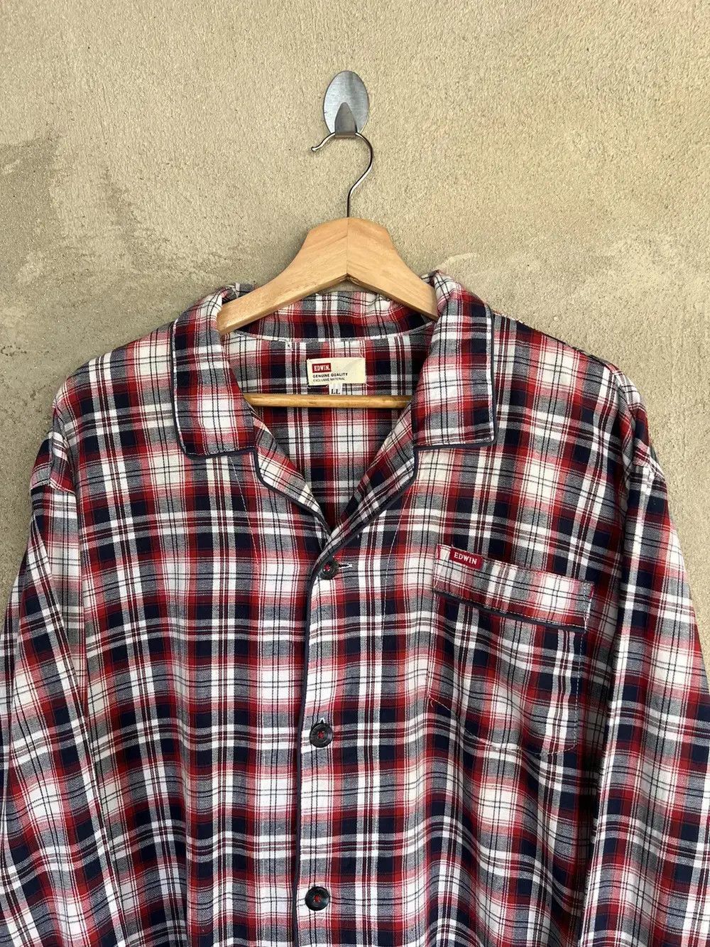 Edwin Edwin Plaid Tartan Shirt Button Up Size US L / EU 52-54 / 3 - 3 Thumbnail
