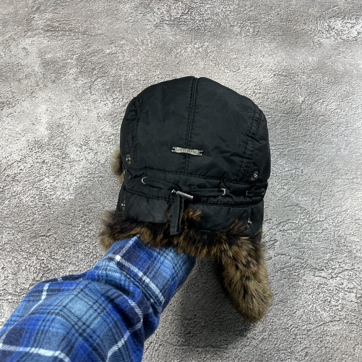 Vintage Vintage Y2K Fuzzy Beanie Ushanka Alt Grunge Streetwear OS Size ONE SIZE - 5 Thumbnail