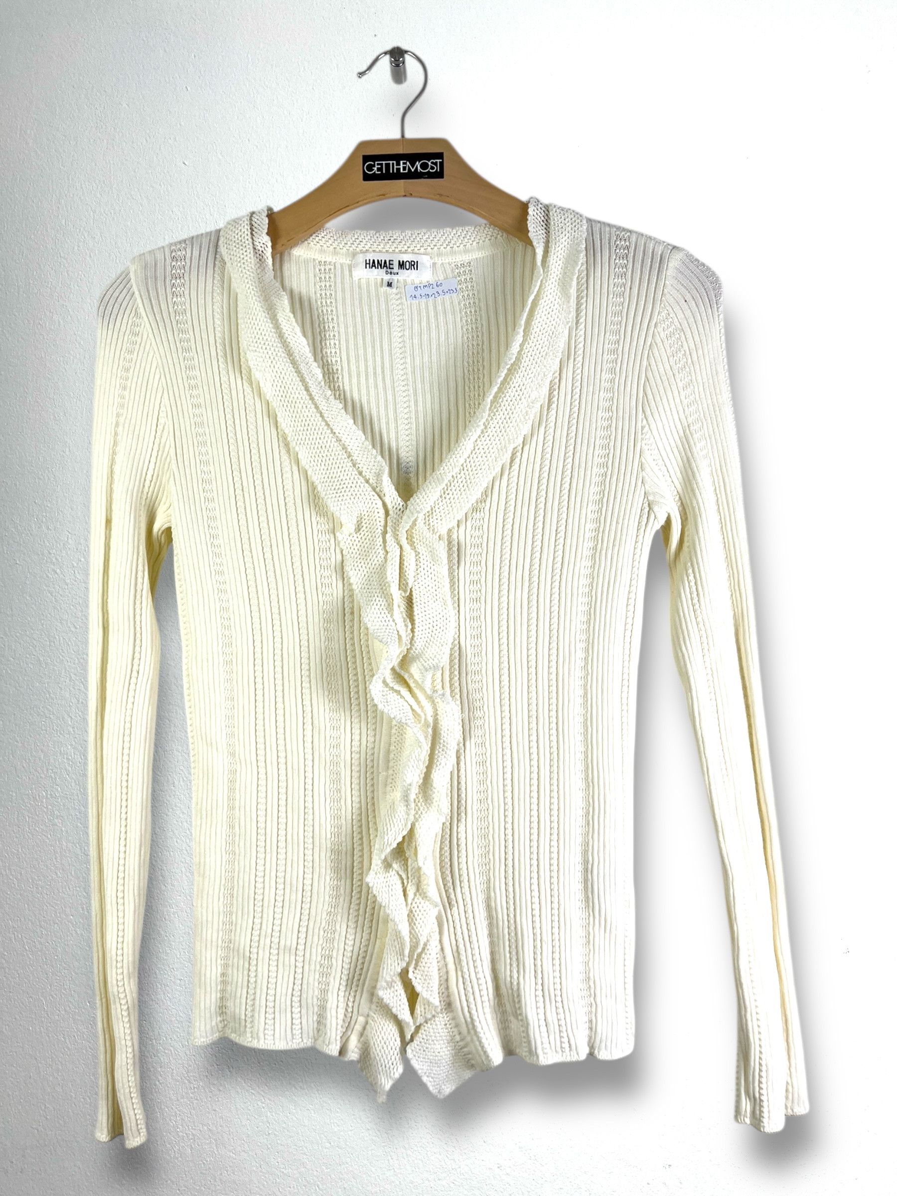 Hanae Mori Hanae Mori Deux Knit Cardigan (M) GTMP260 Size M / US 6-8 / IT 42-44 - 1 Thumbnail