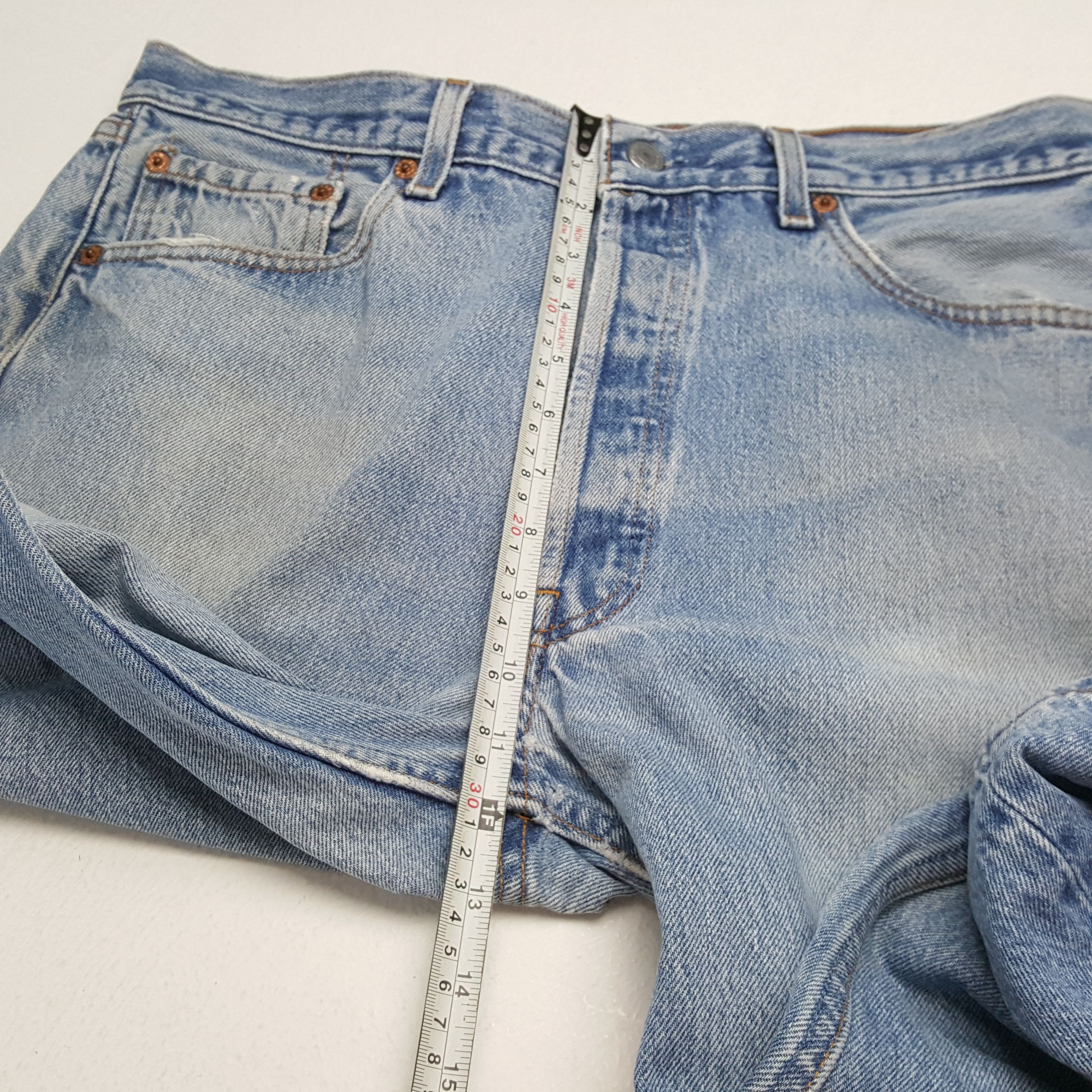 Levi's × Vintage LEVIS Distressed Jeans Daily Streetwear Style Size US 33 - 8 Thumbnail