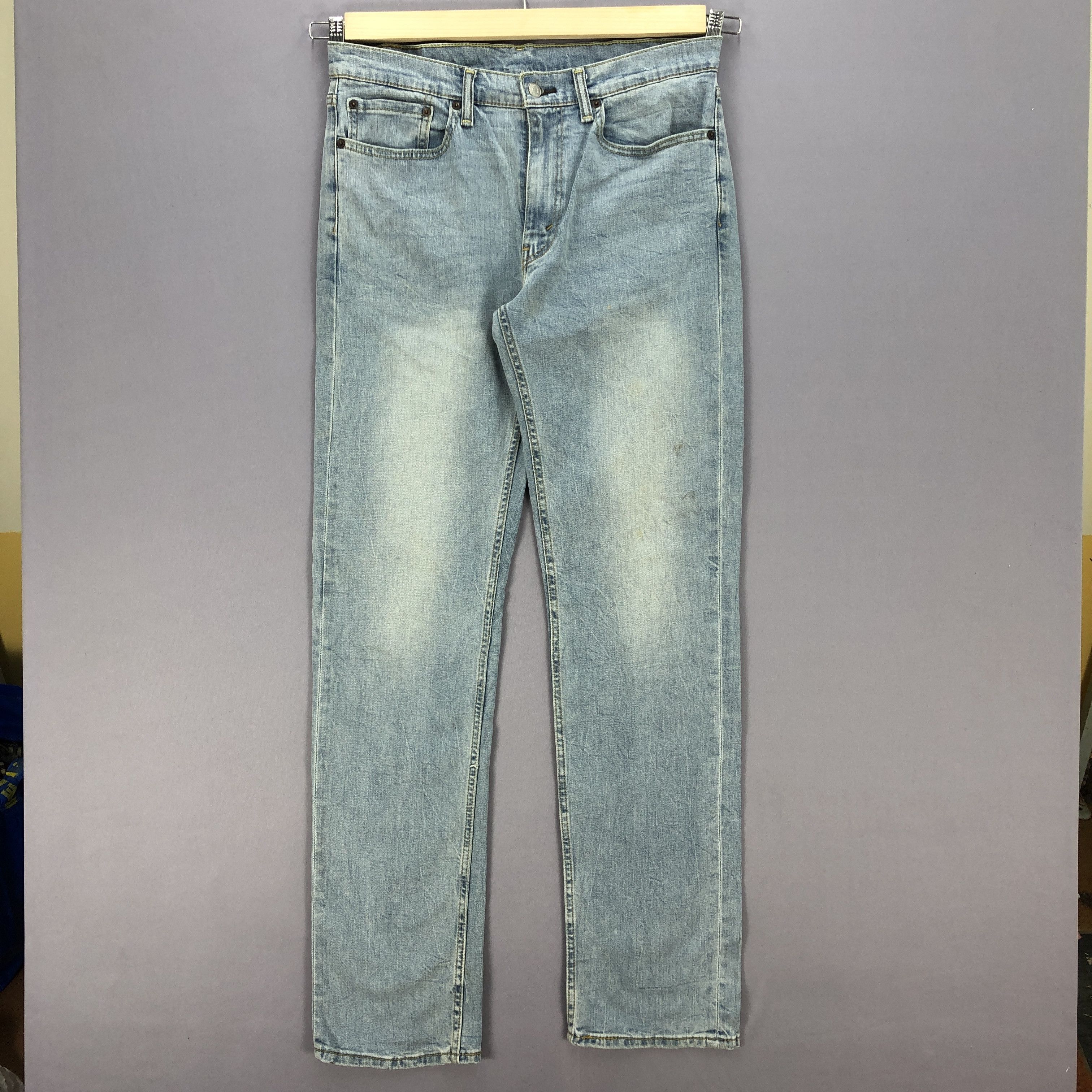 Vintage Levis Sun Faded Jeans Levi's Slim Light Wash Denim