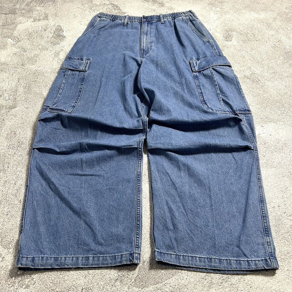 Japanese Brand Vtg y2k Superwide Cargo GU Size US 36 / EU 52 - 2 Thumbnail
