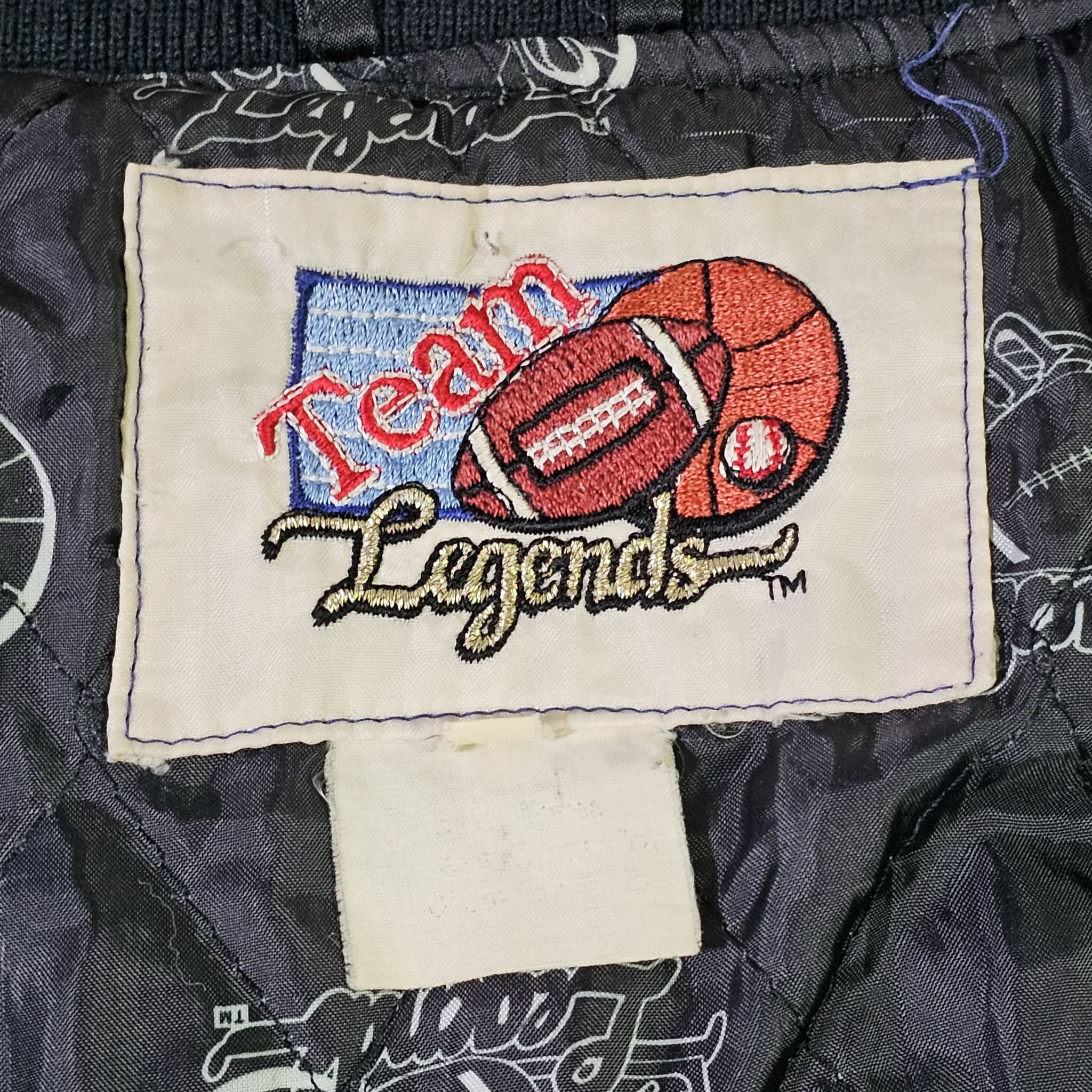 NFL San Francisco 49ers Vintage 90s Legends Satin Bomber Jacket Size US XXL / EU 58 / 5 - 7 Thumbnail