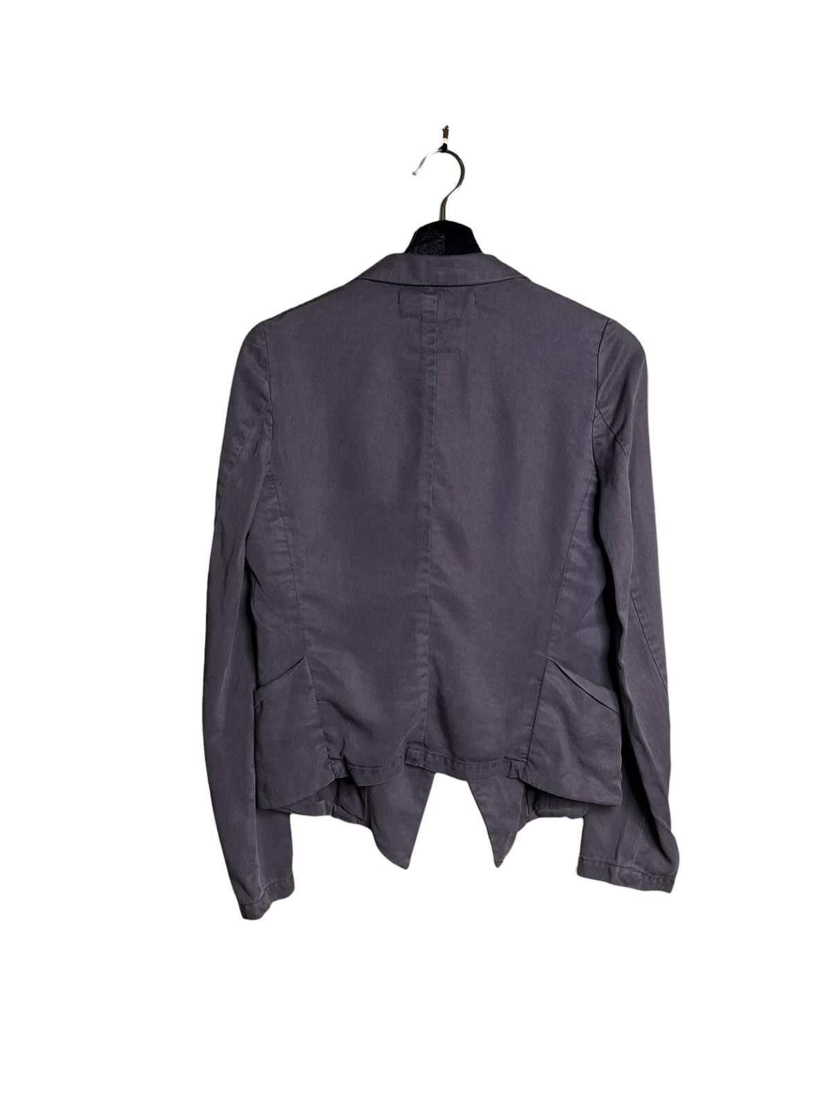Zucca Zucca Japan Cropped Asymmetric Hem Cotton Blazer Gray S Size S / US 4 / IT 40 - 2 Thumbnail