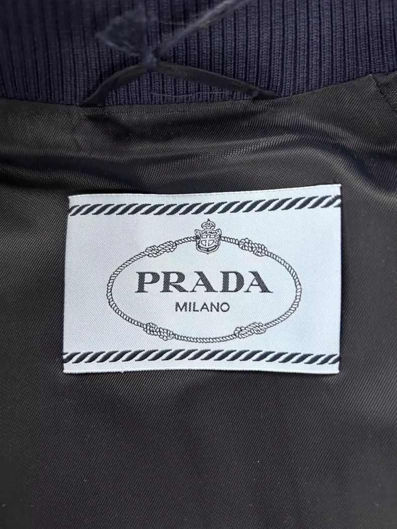 Prada prada 8-point sleeve dark blue casual zip jacket 2504-Nexta Size XS / US 0-2 / IT 36-38 - 7 Thumbnail
