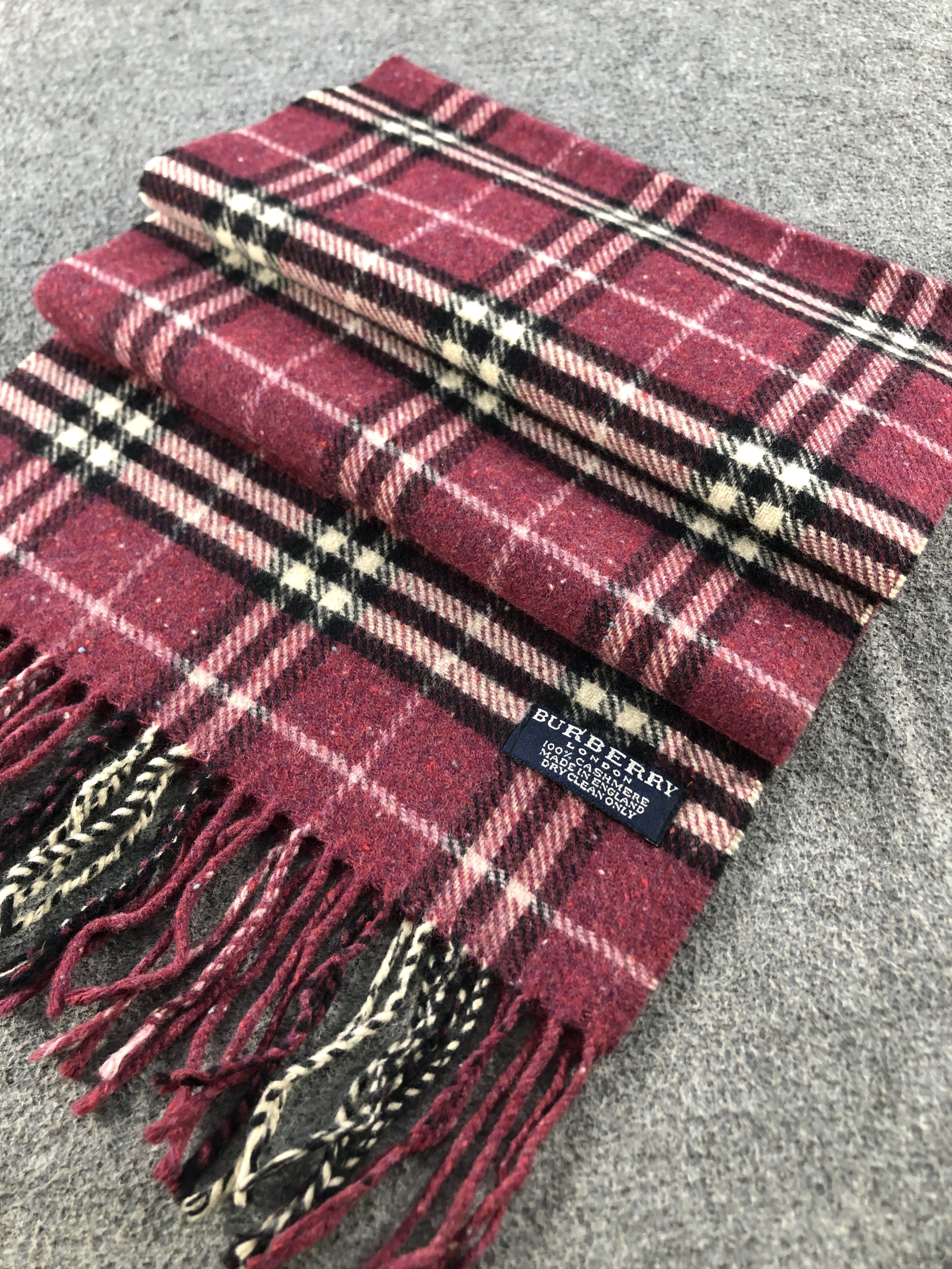 Burberry Burberry Cashmere Scarf / Muffler / Neckwear P754 Size ONE SIZE - 2 Thumbnail